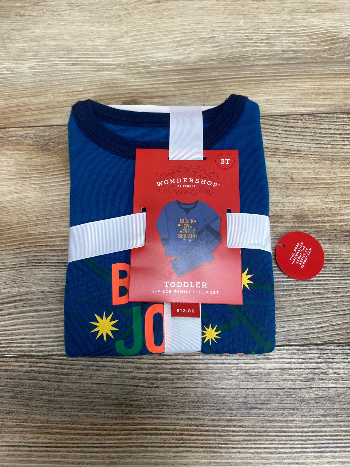 NEW Wondershop Black Joy Every Season Pajama Set Blue sz 3T - Me n Mommy To Be