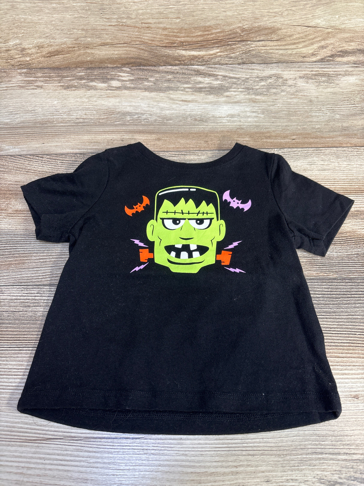 Way To Celebrate! Halloween Frankenstein Shirt Black sz 18m