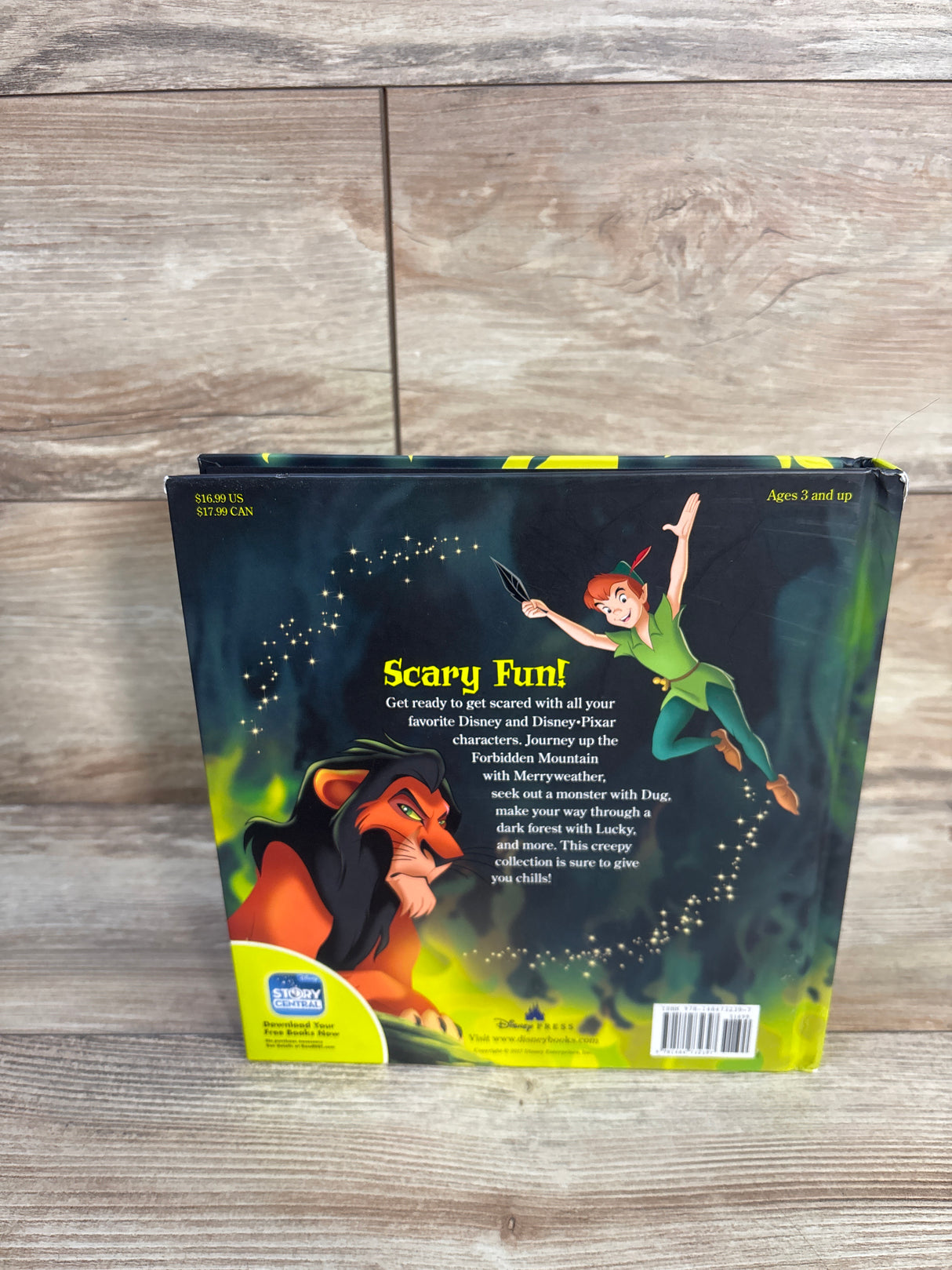 Disney Scary Storybook Collection Hardcover Book