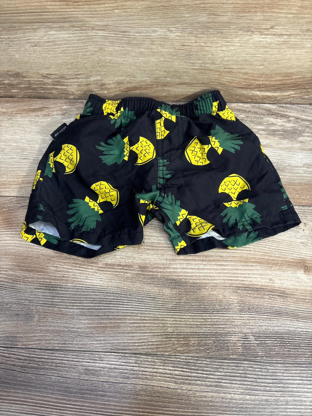 Dot Australia Pineapple Swim Trunks Black sz 2T - Me n Mommy To Be