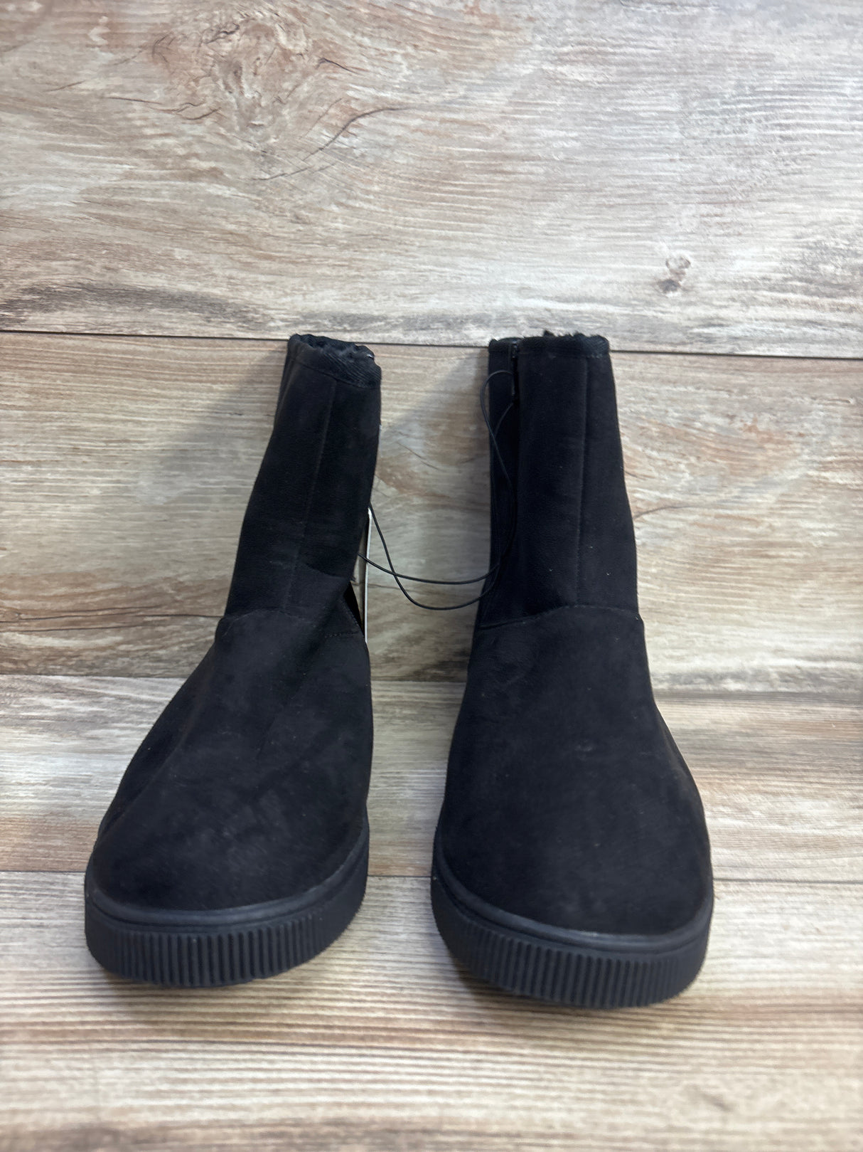 NEW Cat & Jack Holland Shearling Style Boots Black sz 5Y