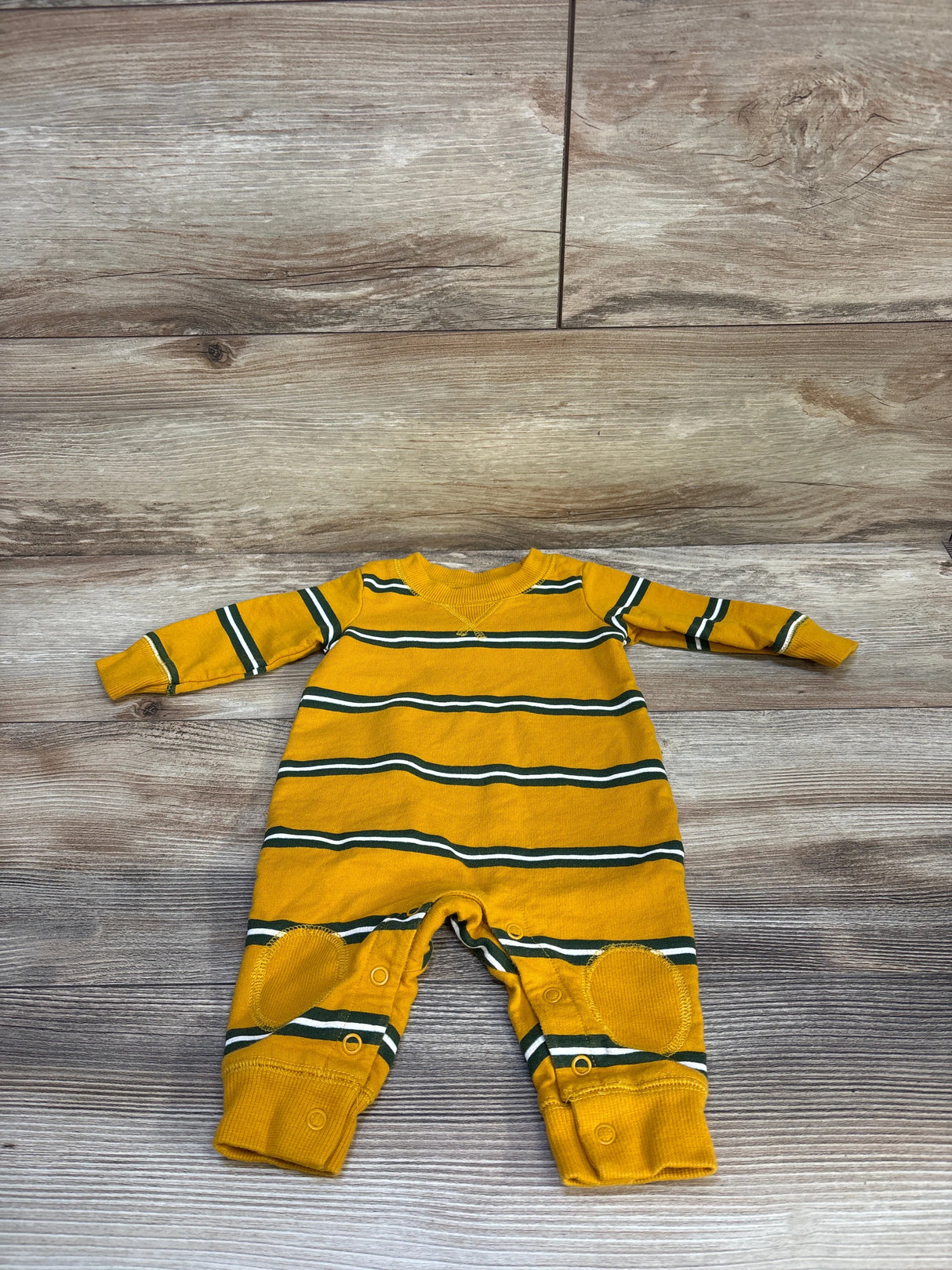 Carter's Striped Coverall Yellow sz 3m