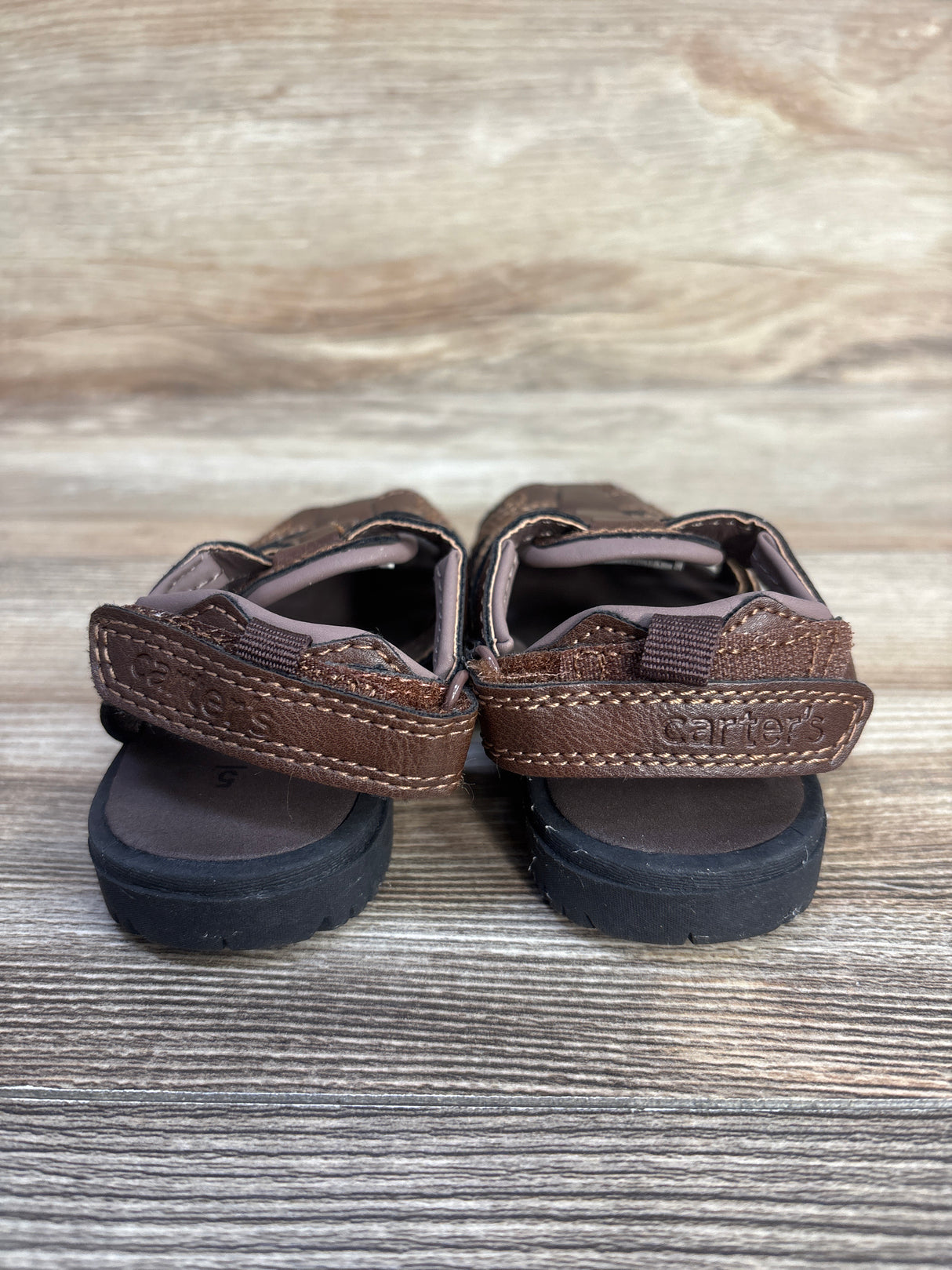 Carter's Vasco Sandals Brown sz 5c