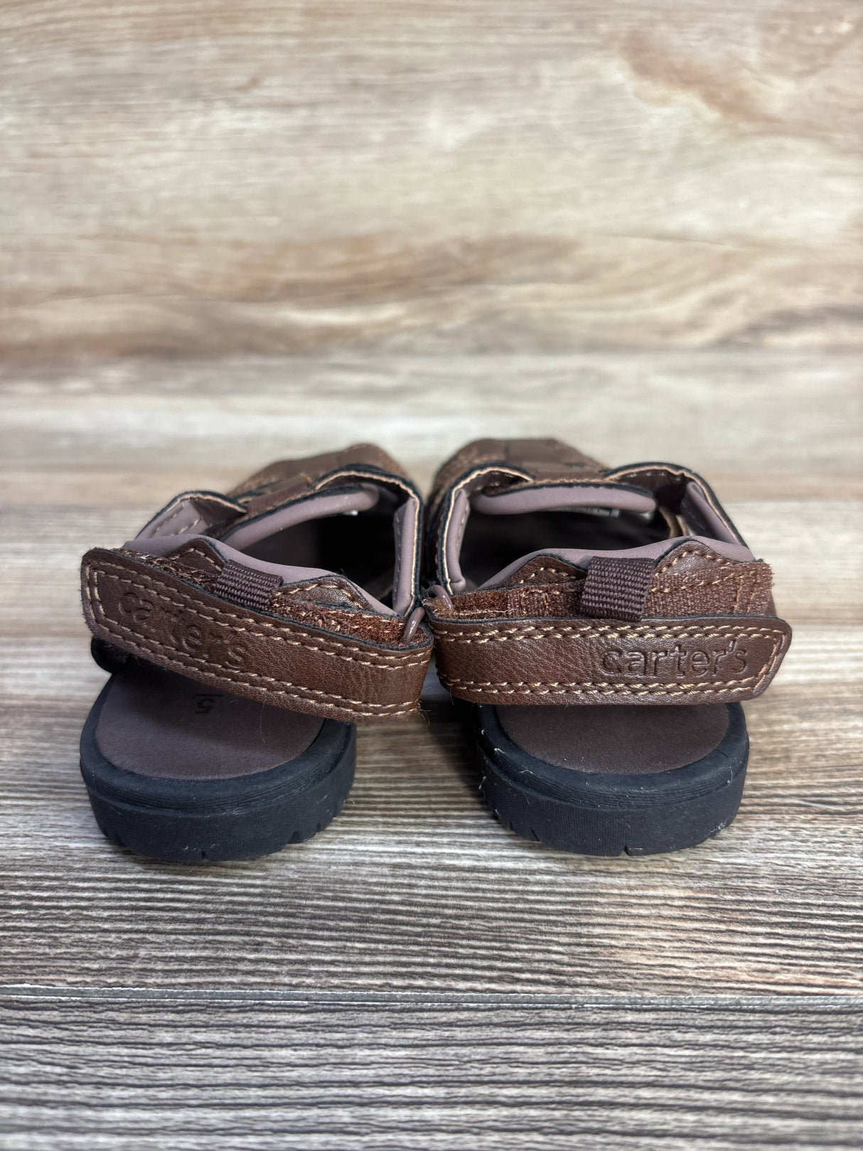 Carter's Vasco Sandals Brown sz 5c