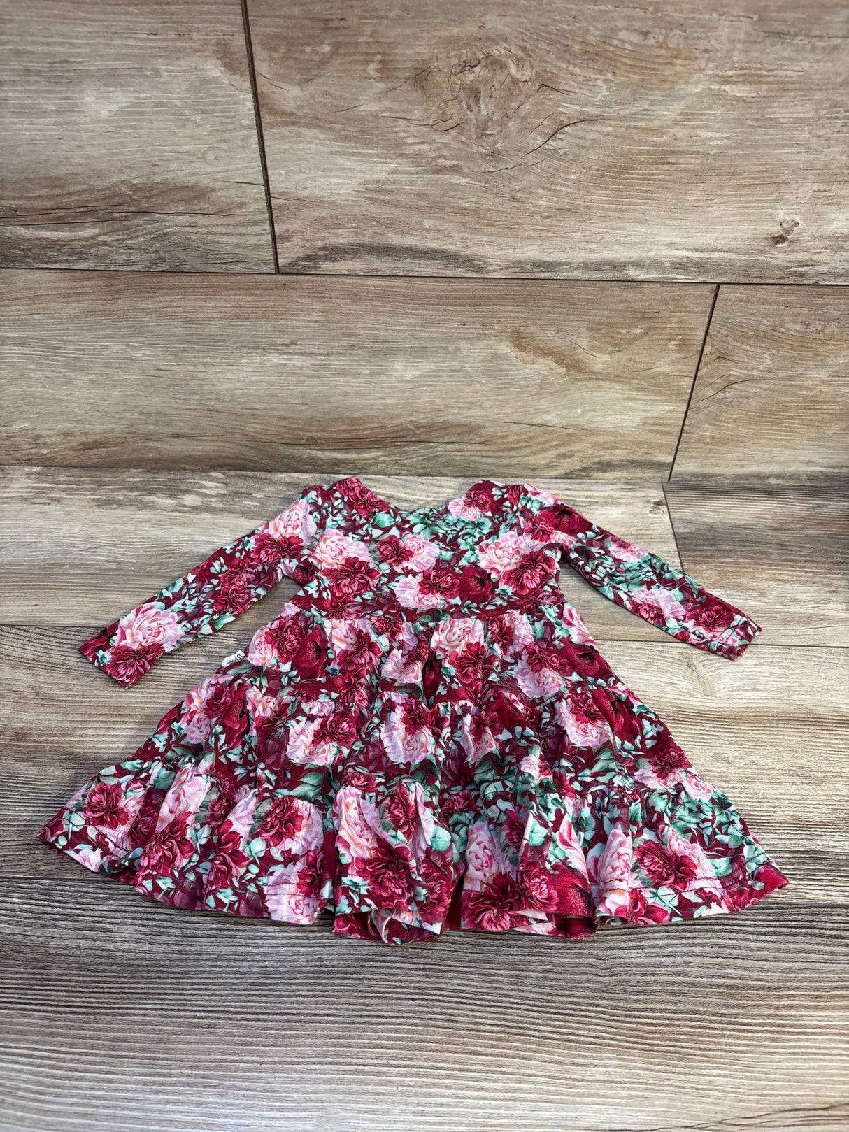 Gigi & Max Bamboo Floral Swing Dress Red sz 6m