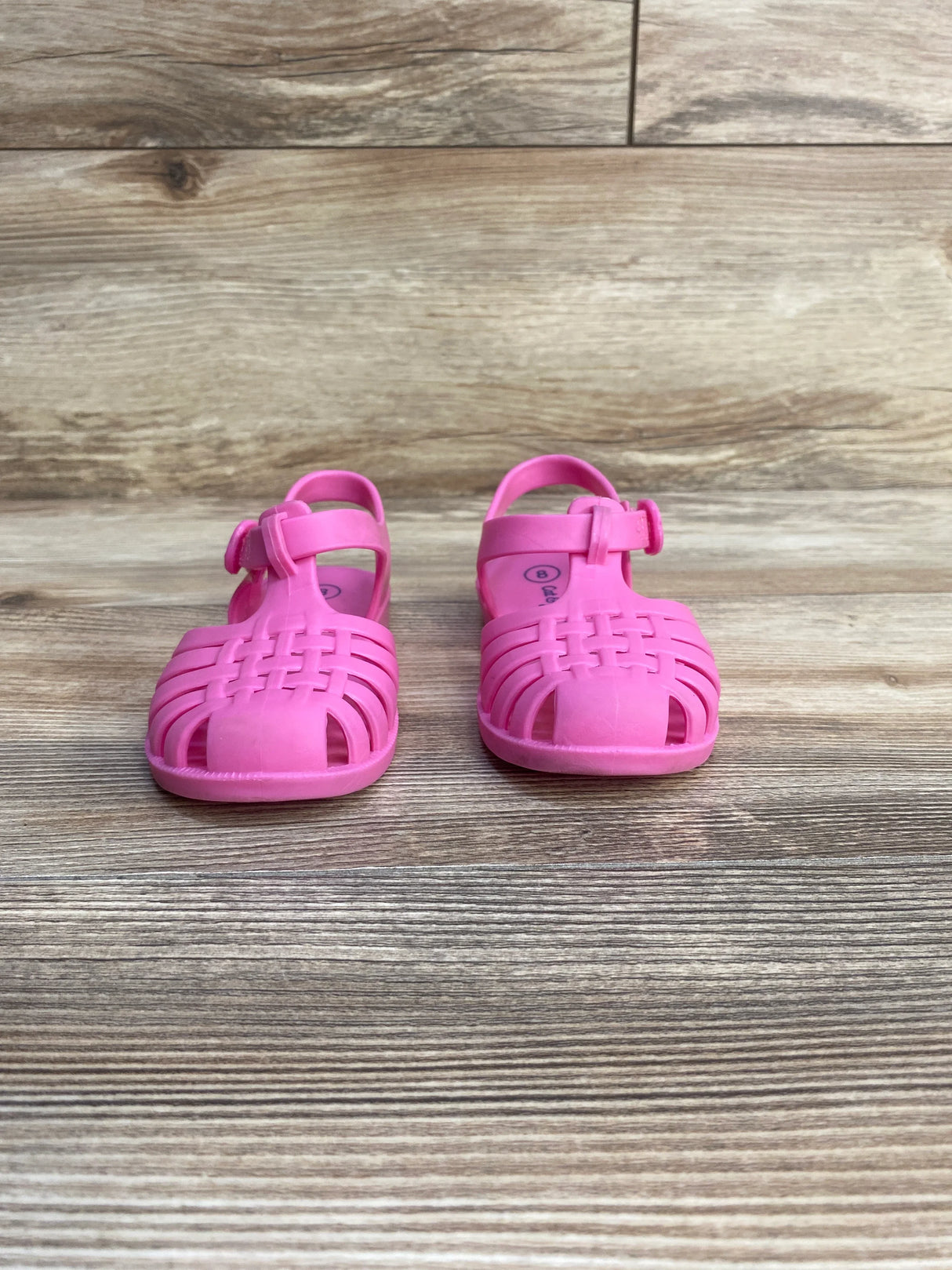 Cat & Jack Fisherman Jelly Sandals Hot Pink sz 8c - Me n Mommy To Be