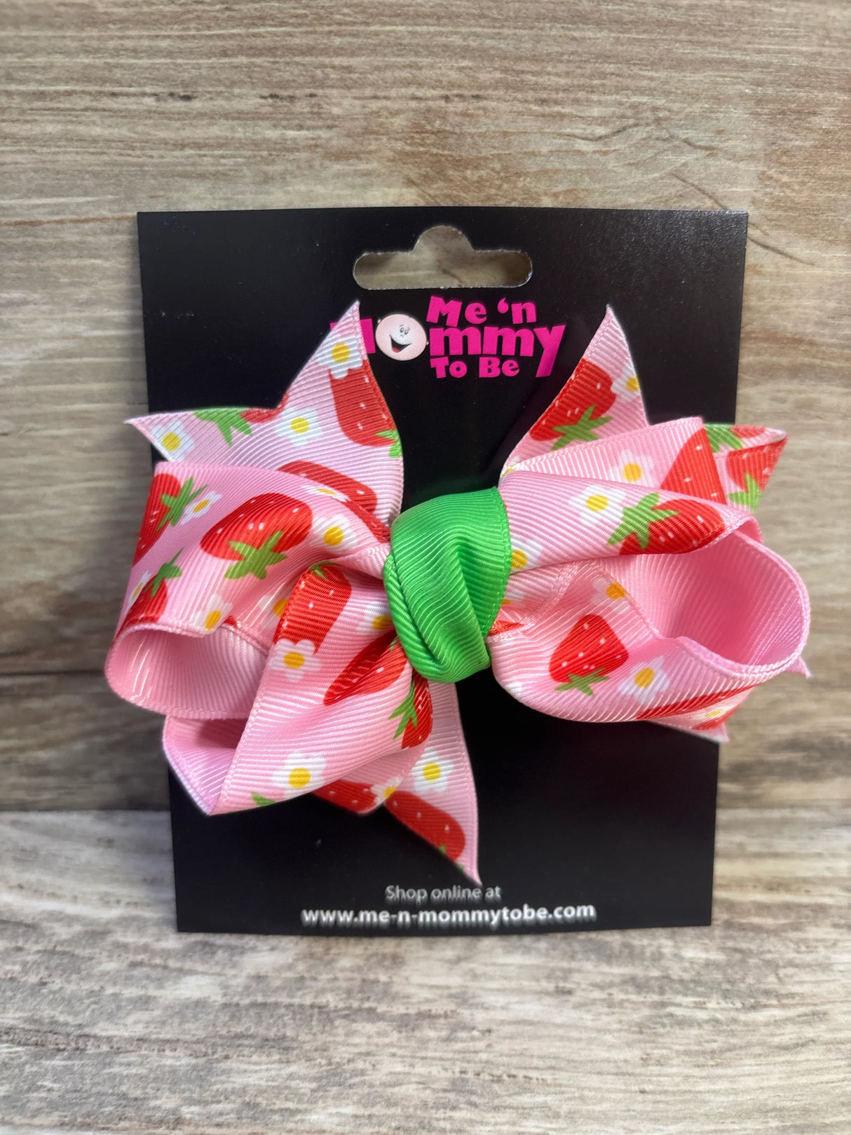 NEW Large Strawberry Hair Bow