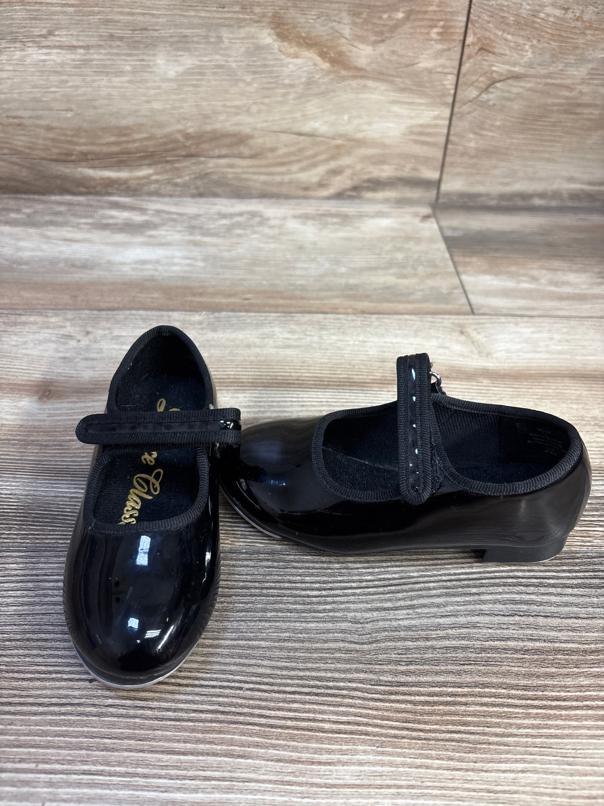 Dance Class Tap Shoes Black sz 7.5c