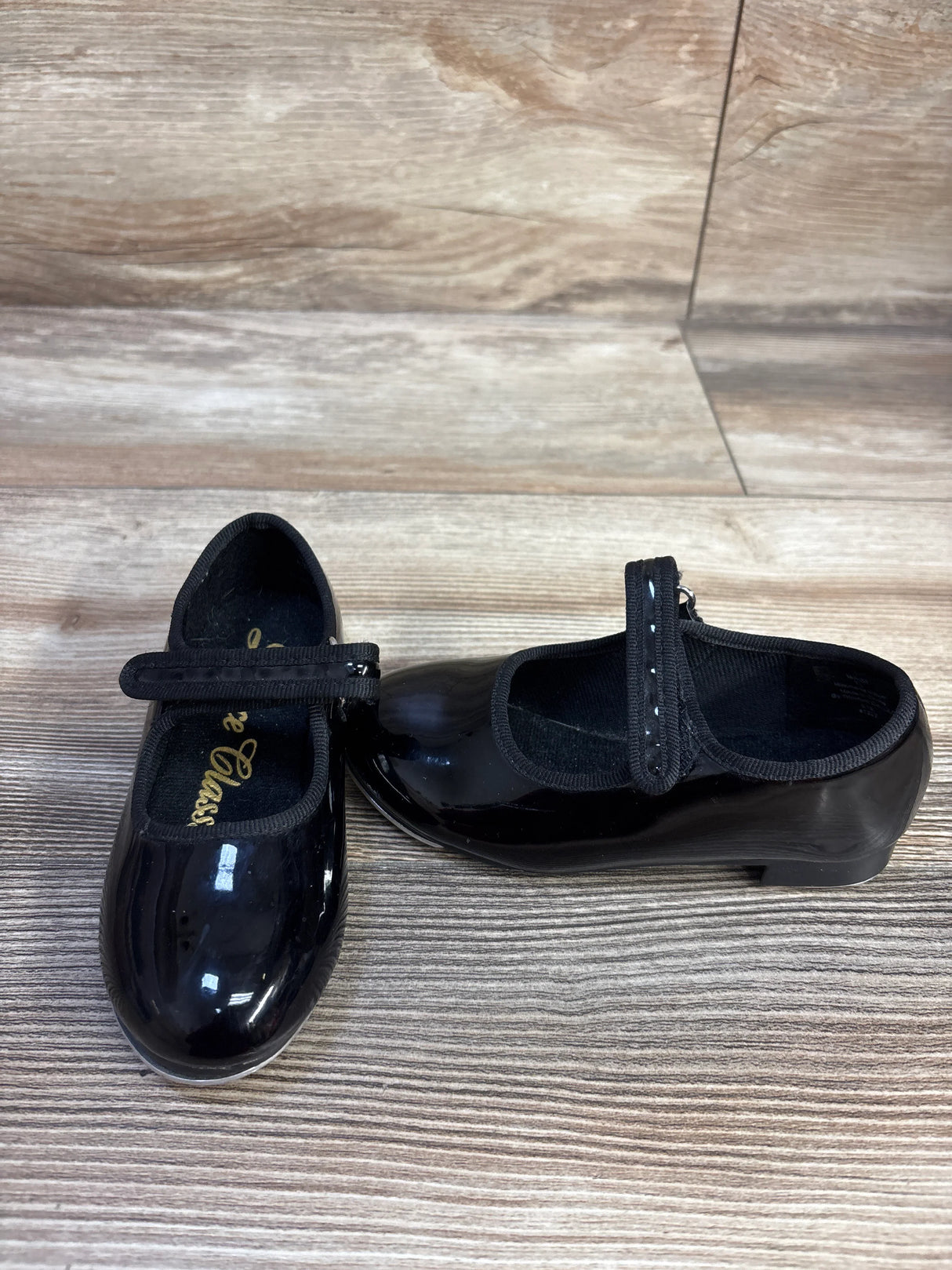 Dance Class Tap Shoes Black sz 7.5c