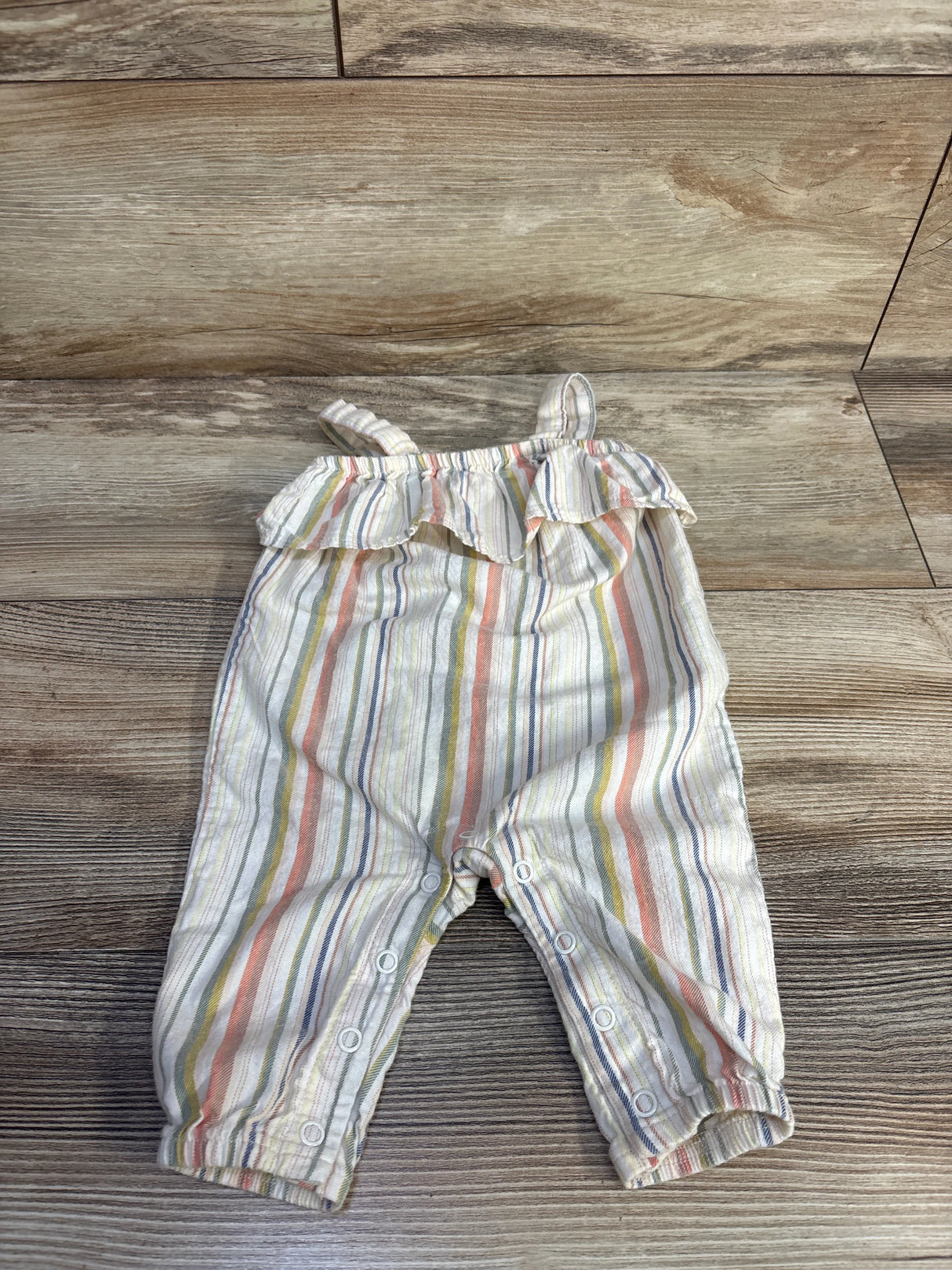 Carter's Striped Jumpsuit Ivory sz 3m