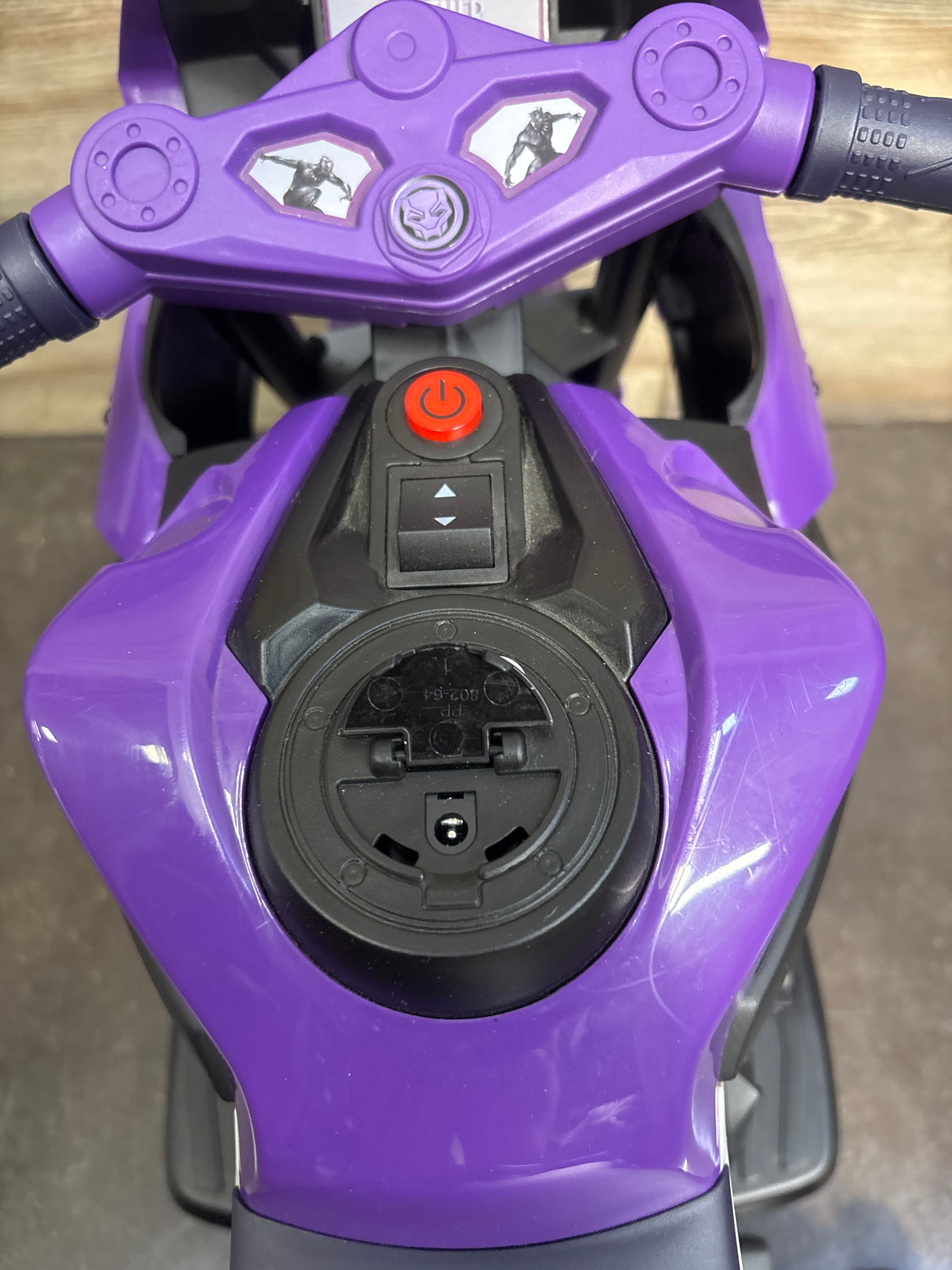 Marvel Black Panther Power Motorcycle Ride-On
