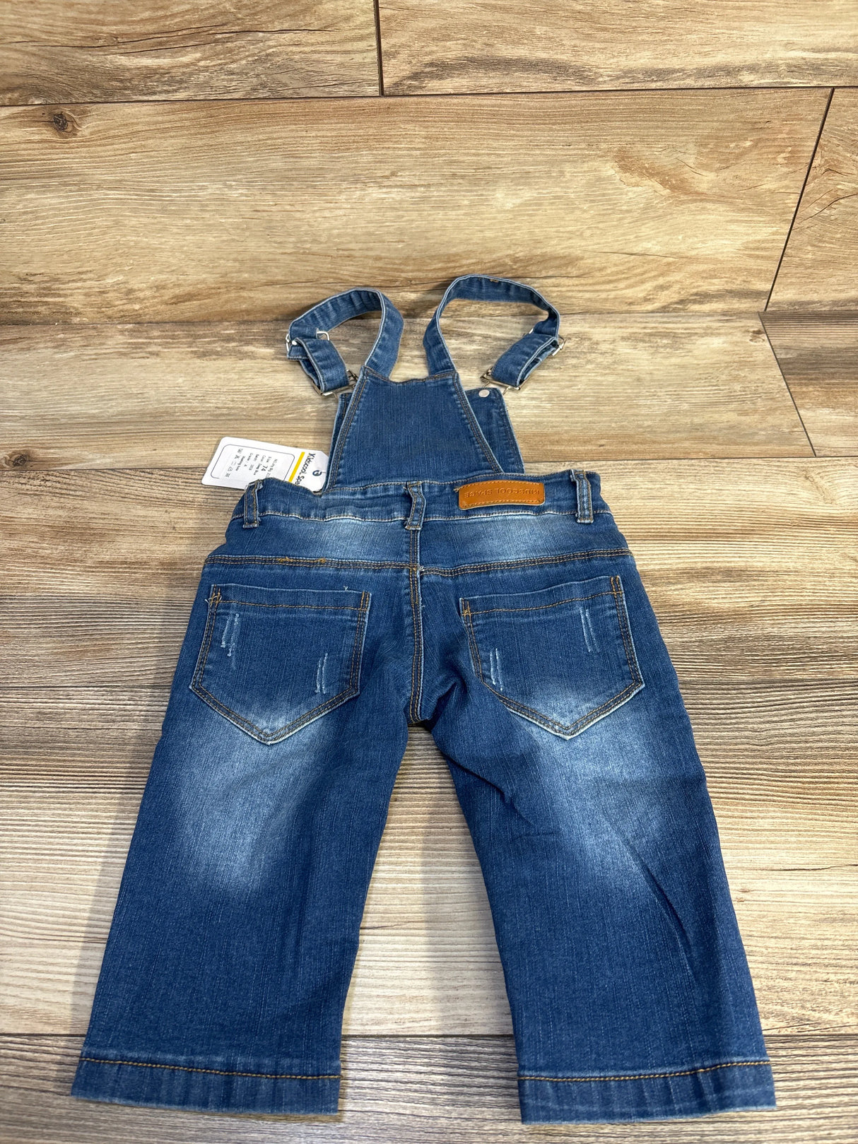 NEW Kidscool Space Slim Denim Dungaree Overalls Blue sz 6-12m