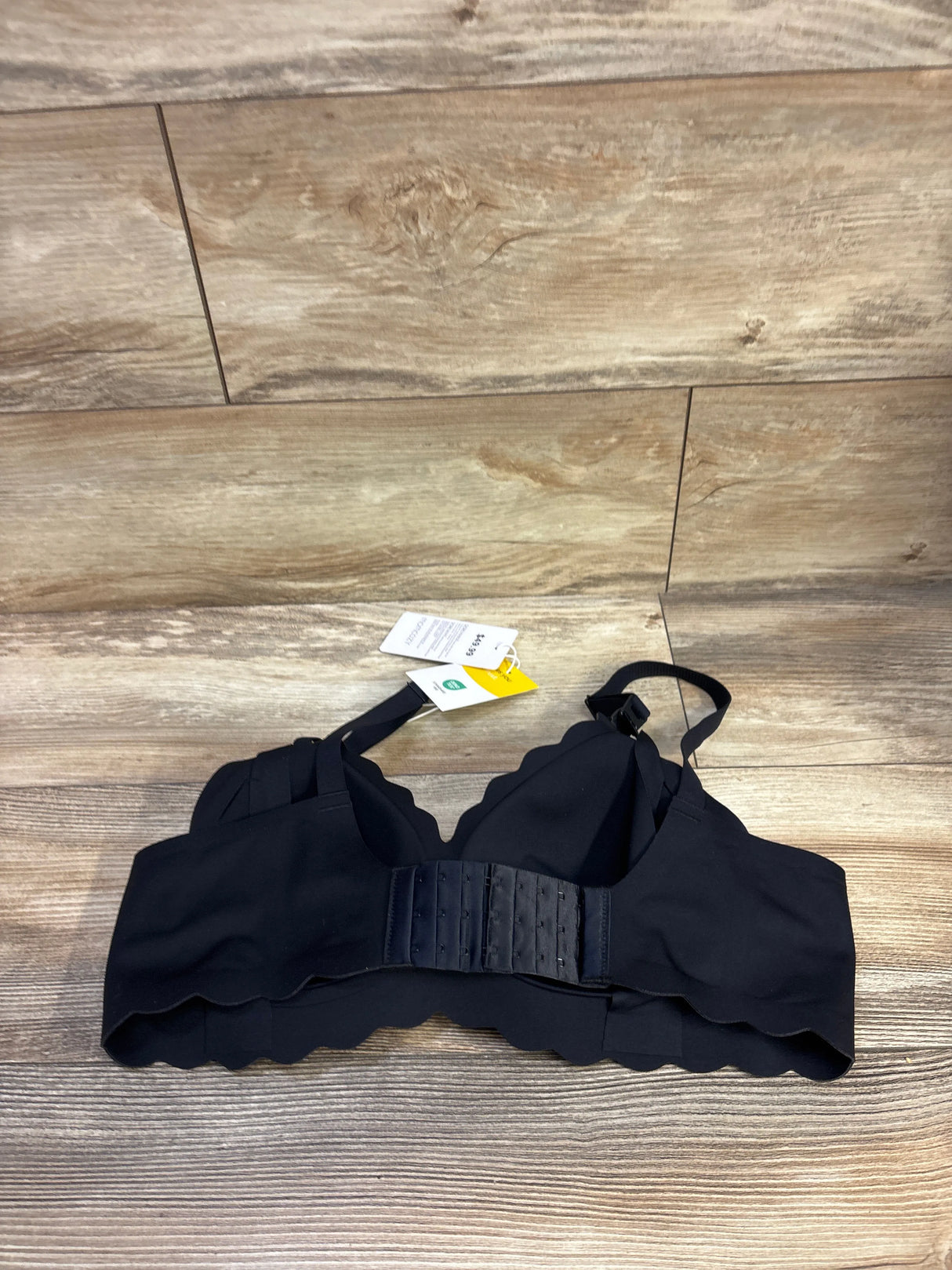 NEW Momcozy Jelly Strip Seamless Nursing Bra Black sz XL