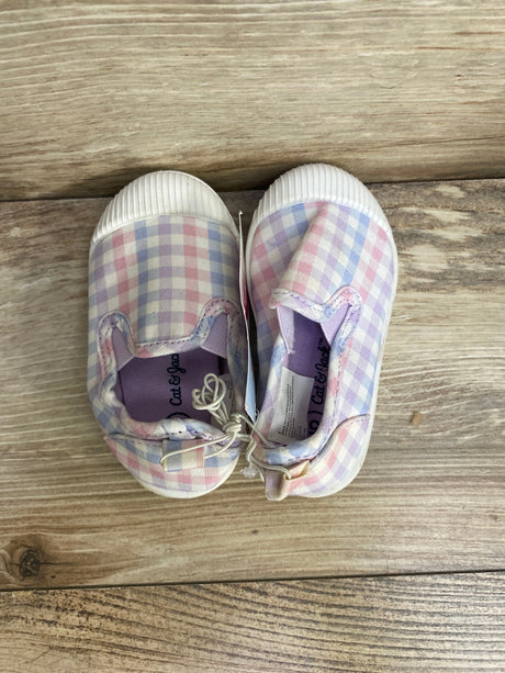 NEW Cat & Jack Kaleigh Slip-On Sneakers Lilac sz 5c - Me n Mommy To Be