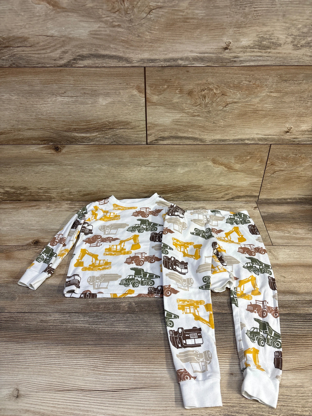 Carter's 2pc Pajama Set White sz 3T