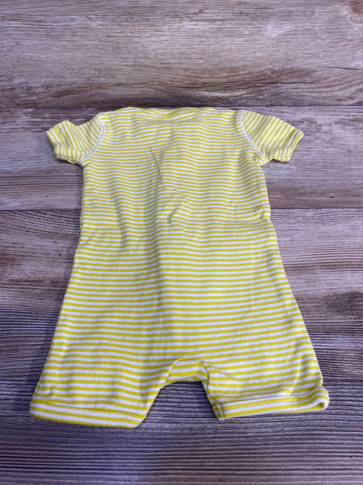 Primary Striped Sleep Romper Yellow sz 9-12m - Me n Mommy To Be