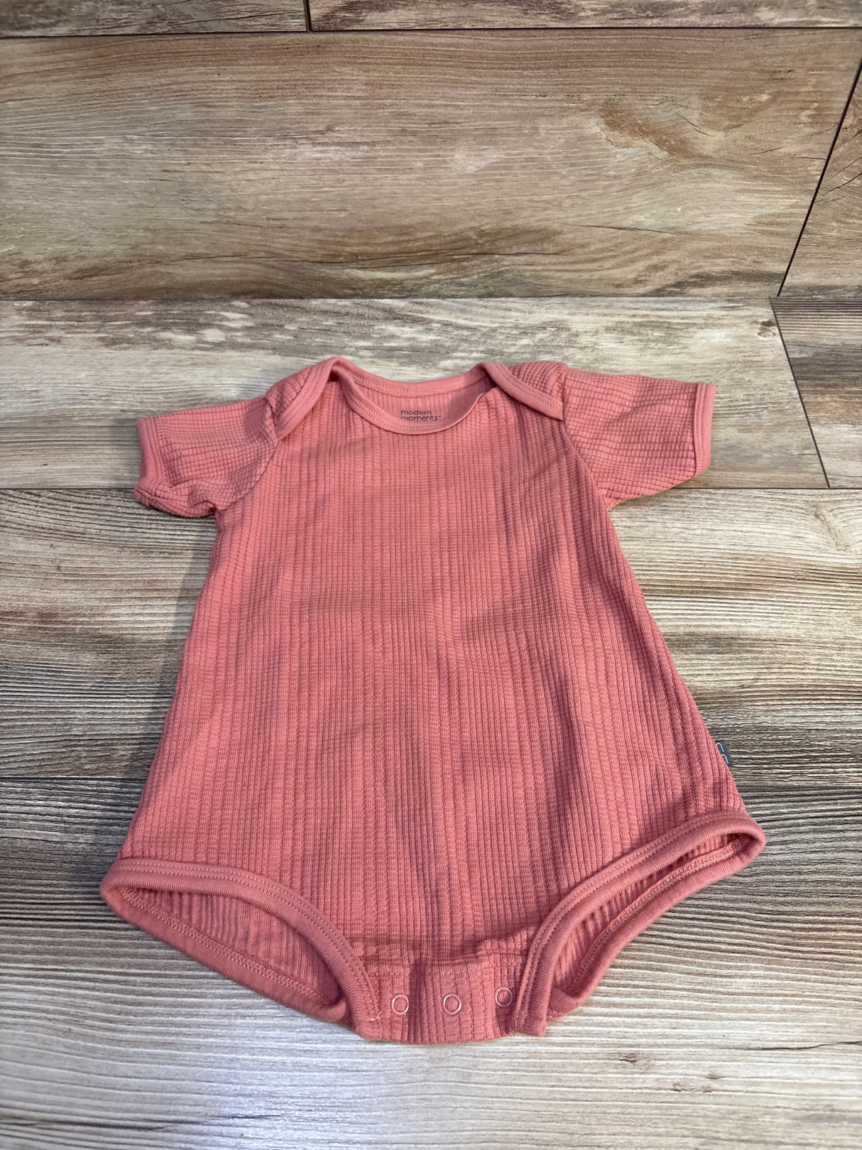 Modern Moments Waffle Knit Bubble Romper Red sz 18m
