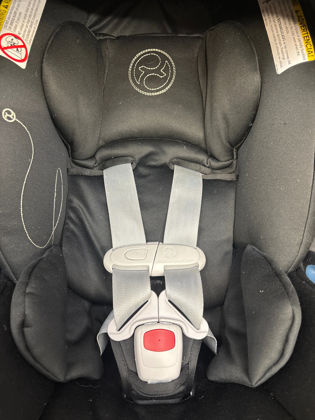 Cybex Gold Cloud G Lux Infant Car Seat in Moon Black 4-35lbs - Me n Mommy To Be