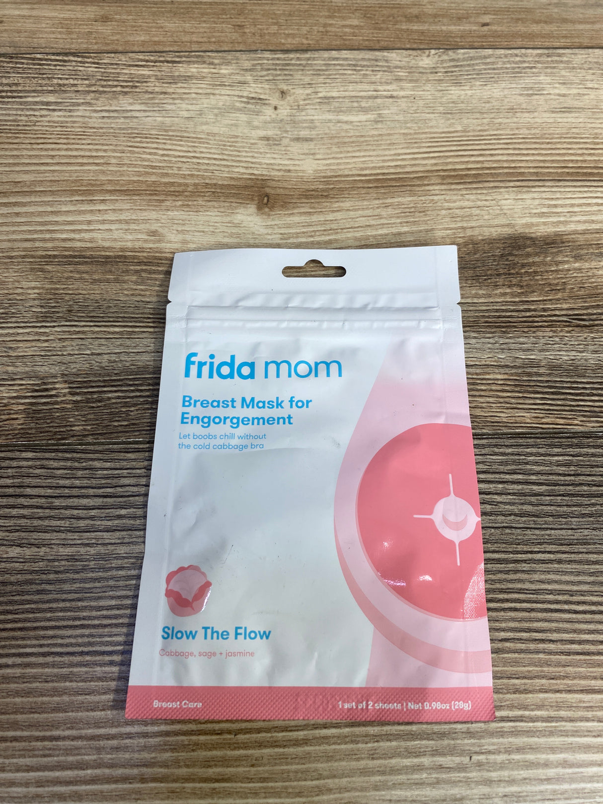 NEW Frida Mom Breast Mask for Engorgement 1 Set of 2 Sheets