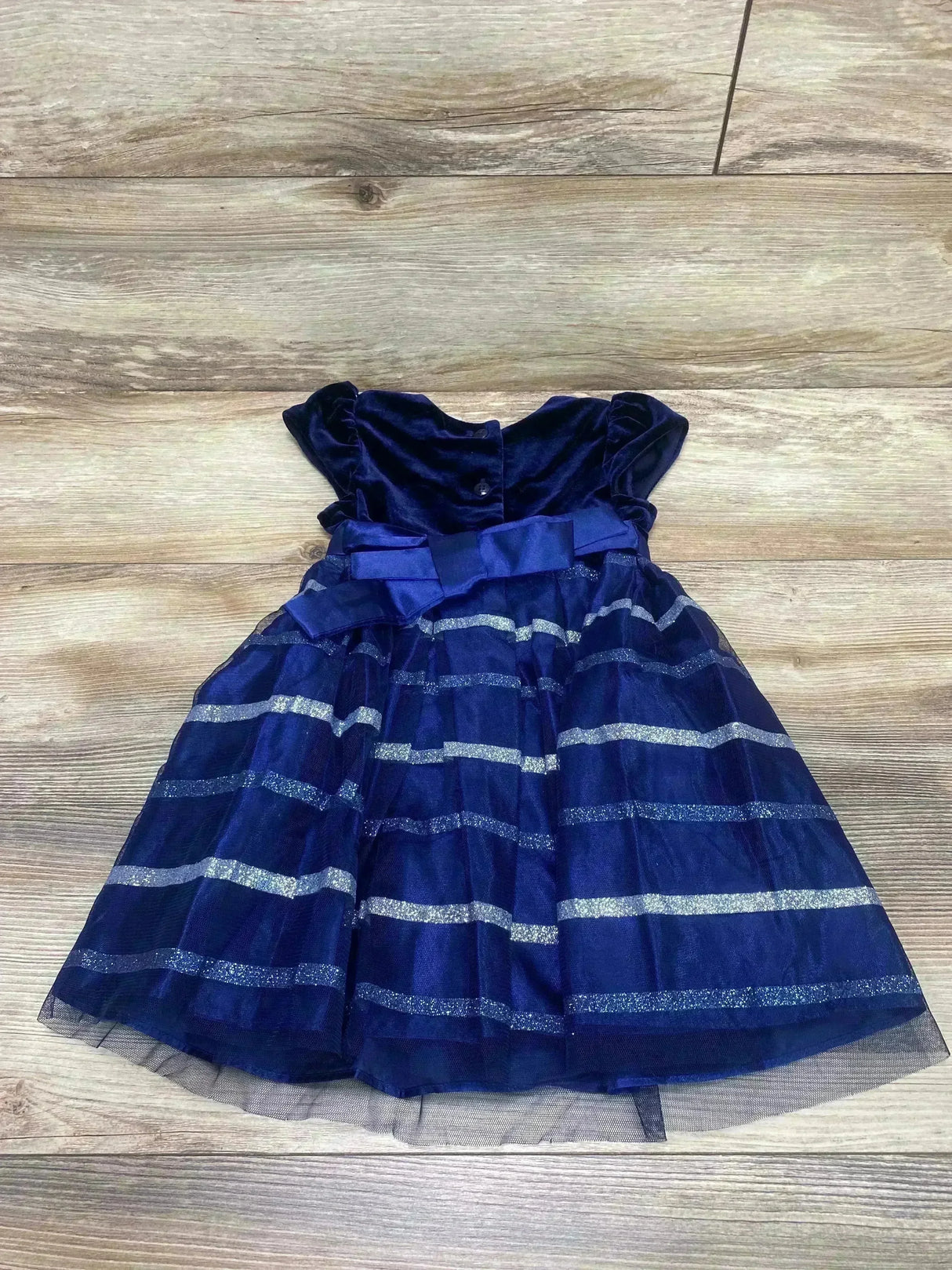 Jona Michelle Velvet Dress Navy sz 2T - Me n Mommy To Be