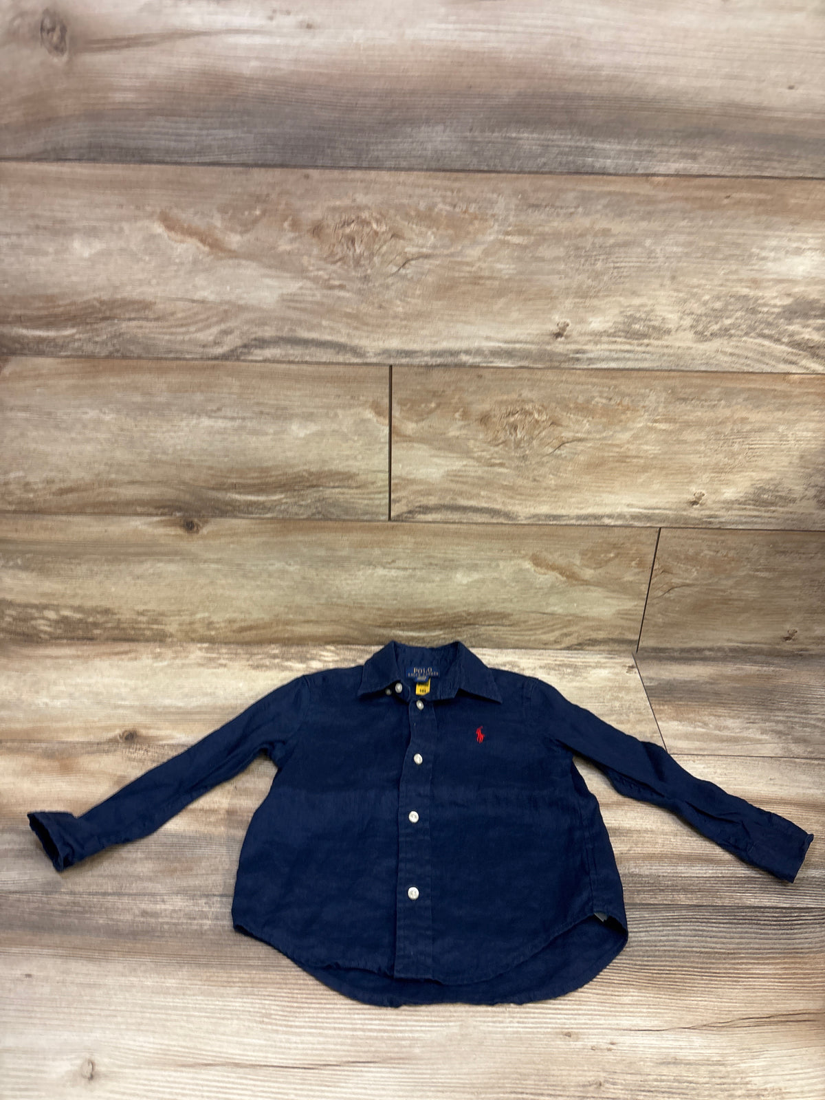 Polo Ralph Lauren Button Down Shirt Navy sz 3T