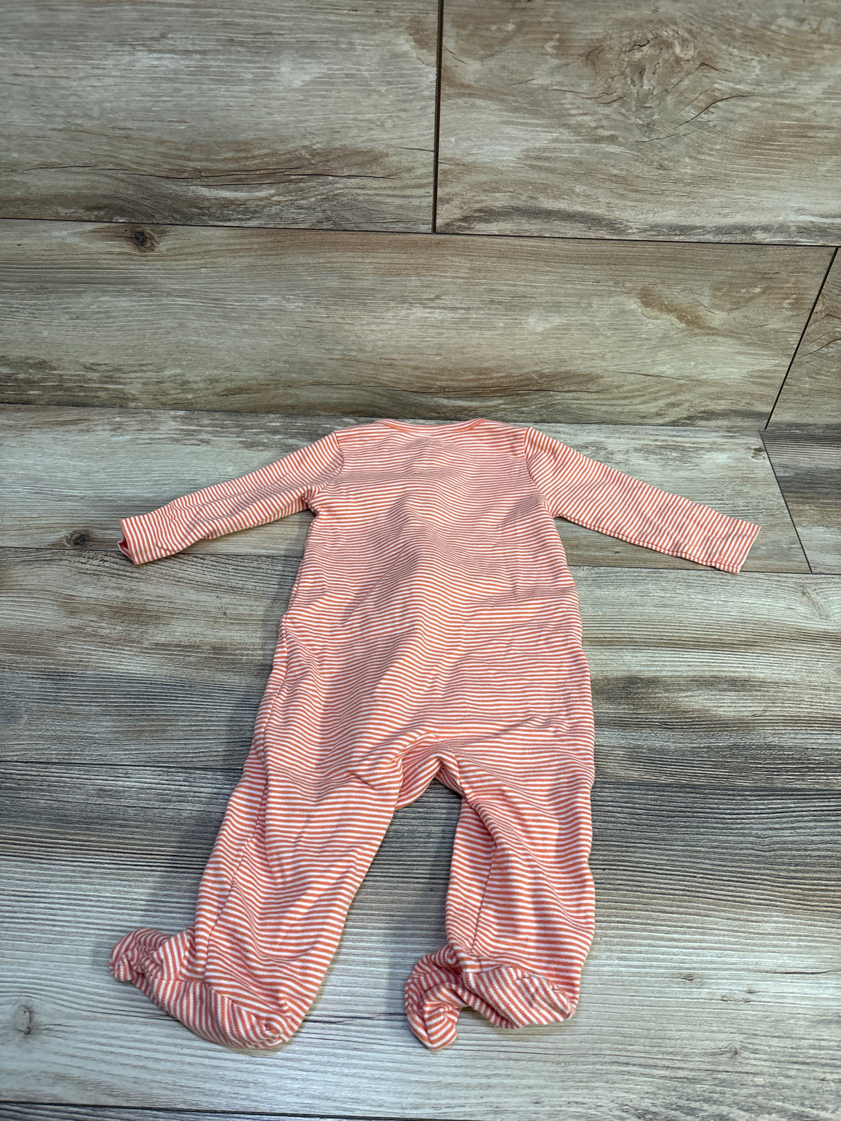 Just One You Striped Halloween Sleeper Orange sz 6m