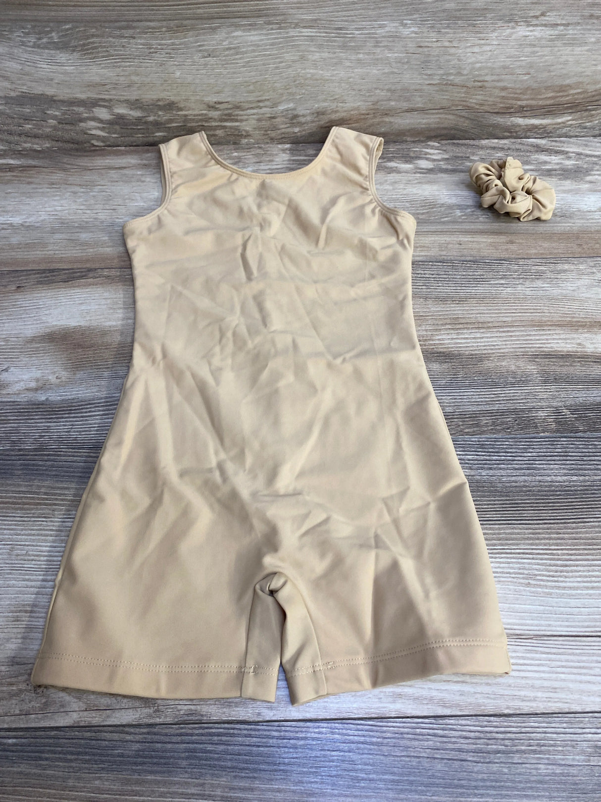 Speerise 2pc Unitard & Scrunchie Nude sz 4-6 - Me n Mommy To Be