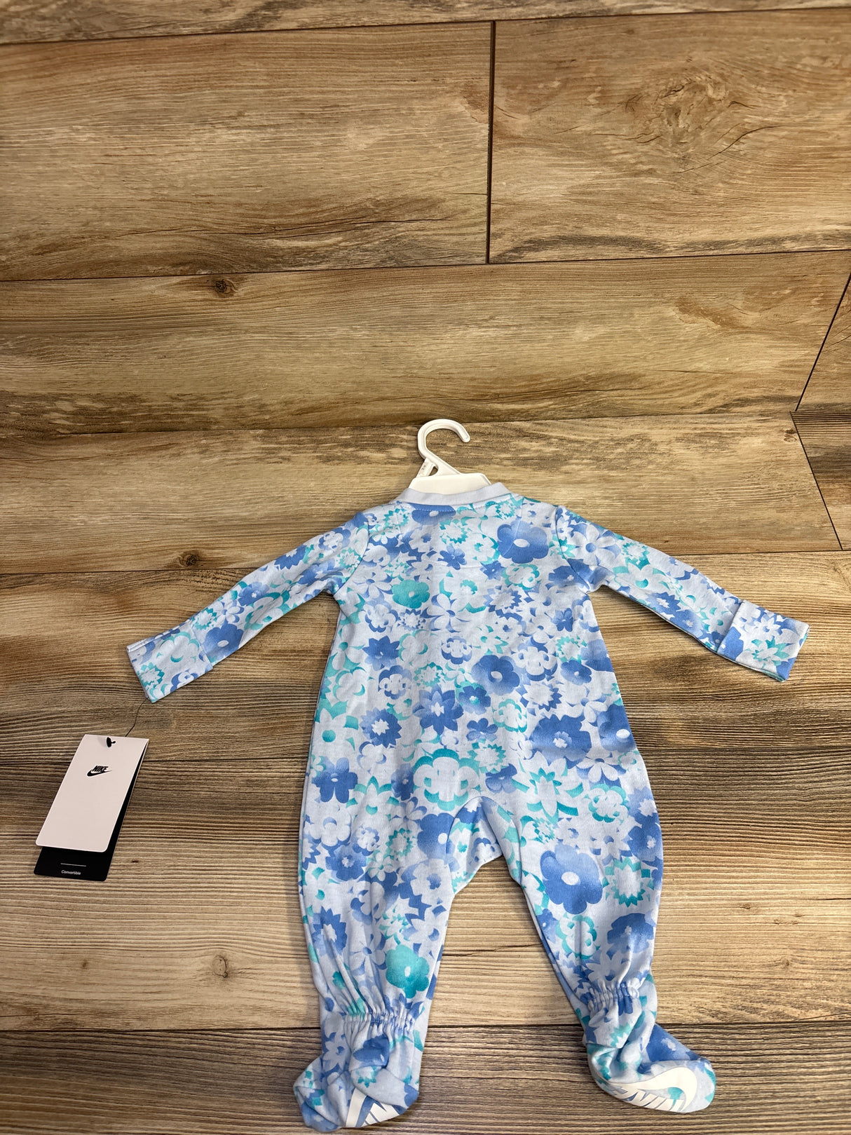 NEW Nike Sleeper Floral Blue sz 3m