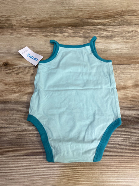 NEW Carter's Pineapple Of Daddy's Eye! Bodysuit Blue sz 6m - Me n Mommy To Be