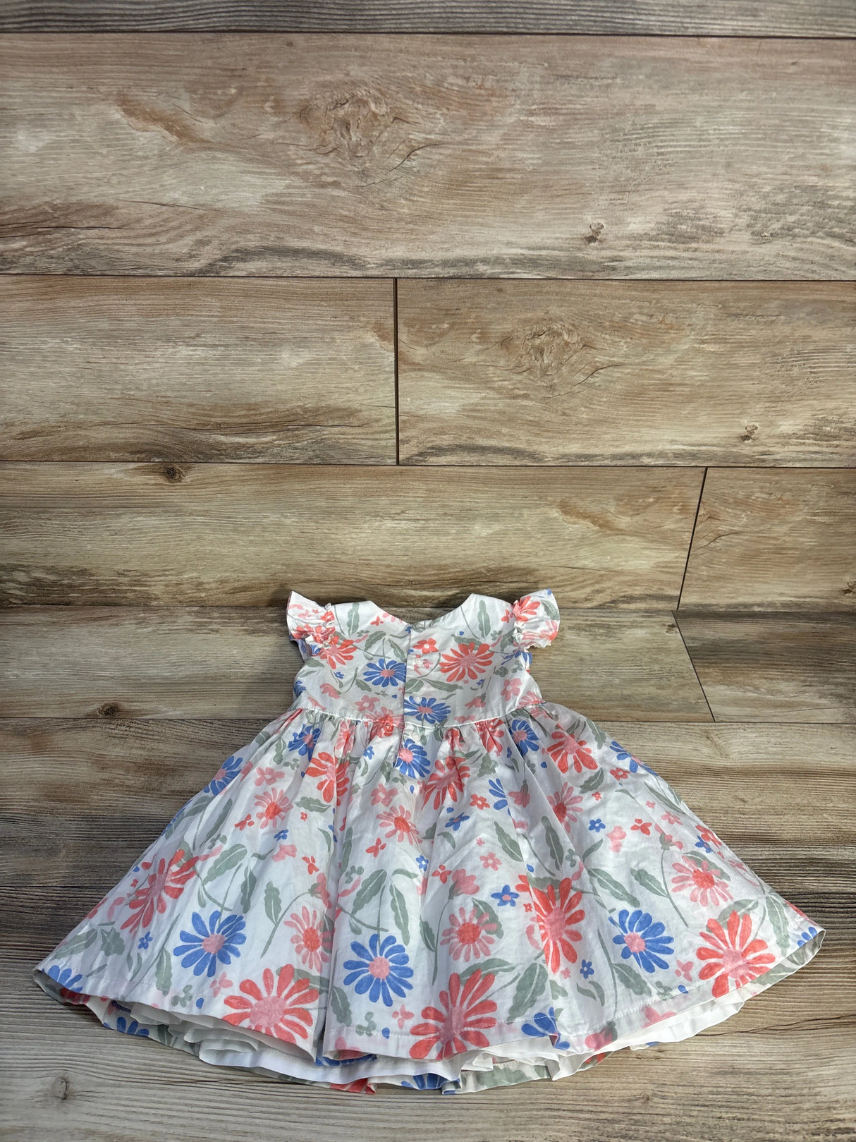 Carter's Floral Sleeveless Dress White sz 2T