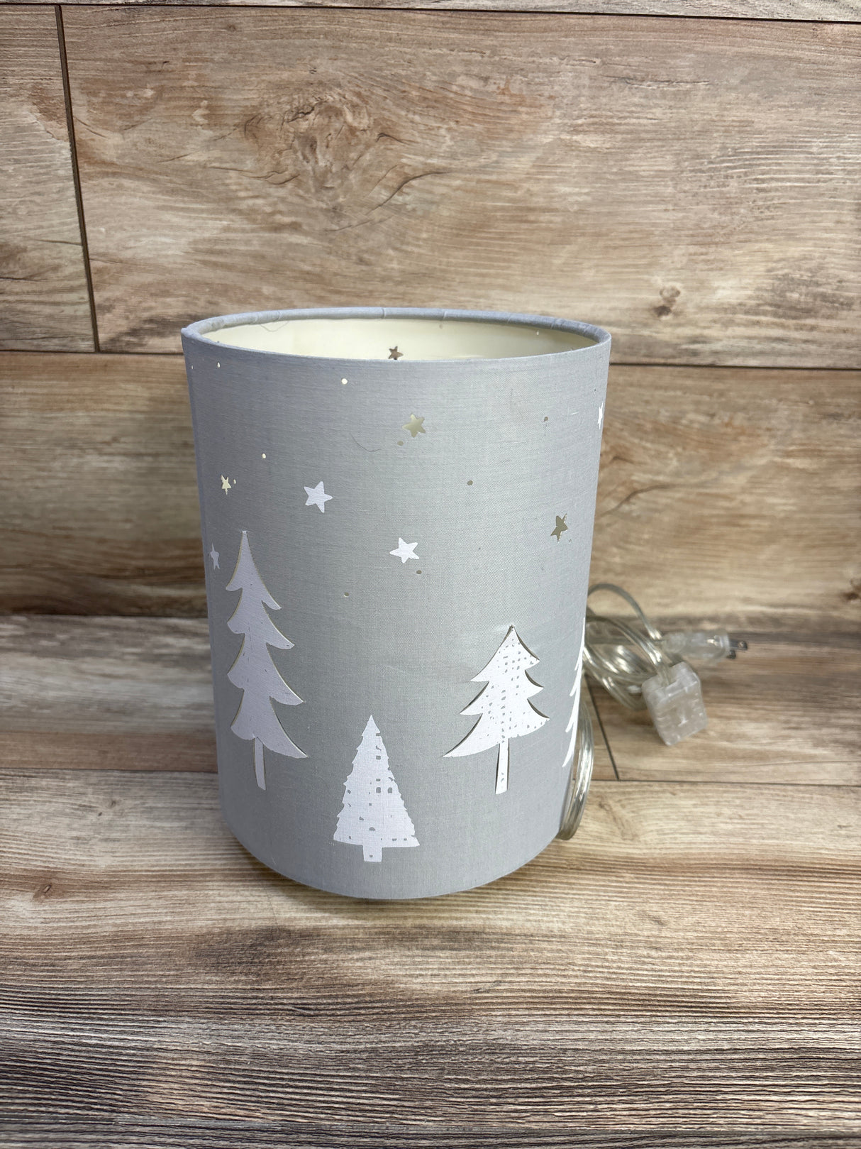 Cloud Island Uplight Table Lamp - Gray Trees