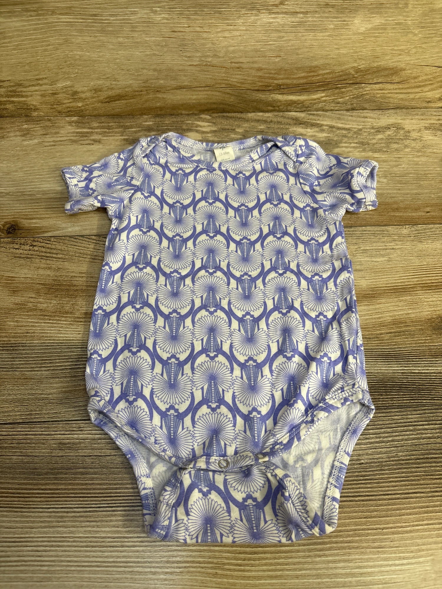 Kate Quinn Short Sleeve Bodysuit Purple sz 12-18m - Me n Mommy To Be