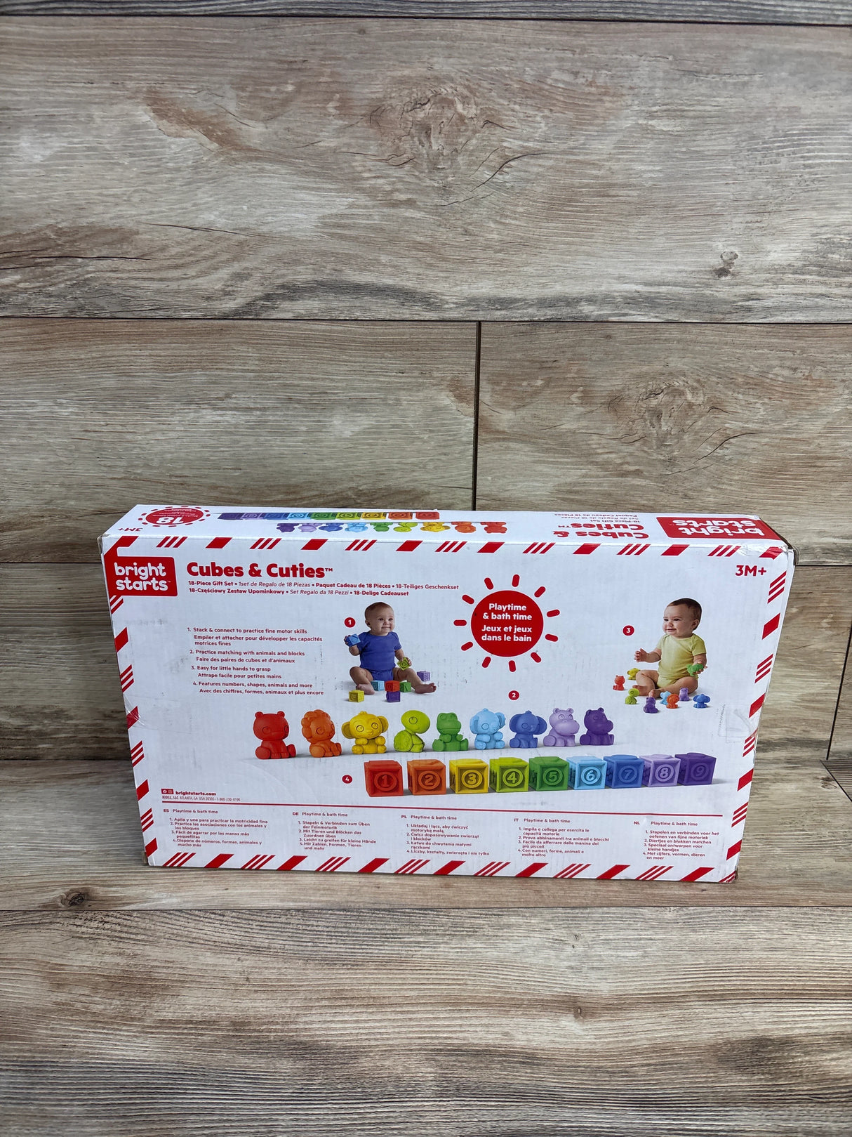 NEW Bright Starts Cubes & Cuties 18pc Gift Set