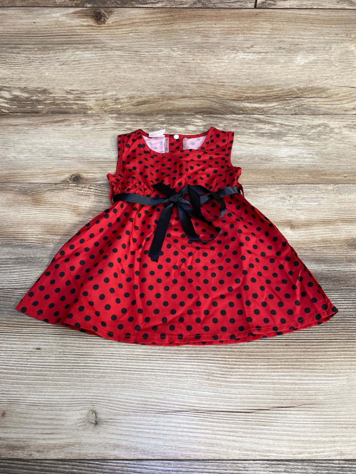 Polka Dot Dress Red sz 6-9m - Me n Mommy To Be