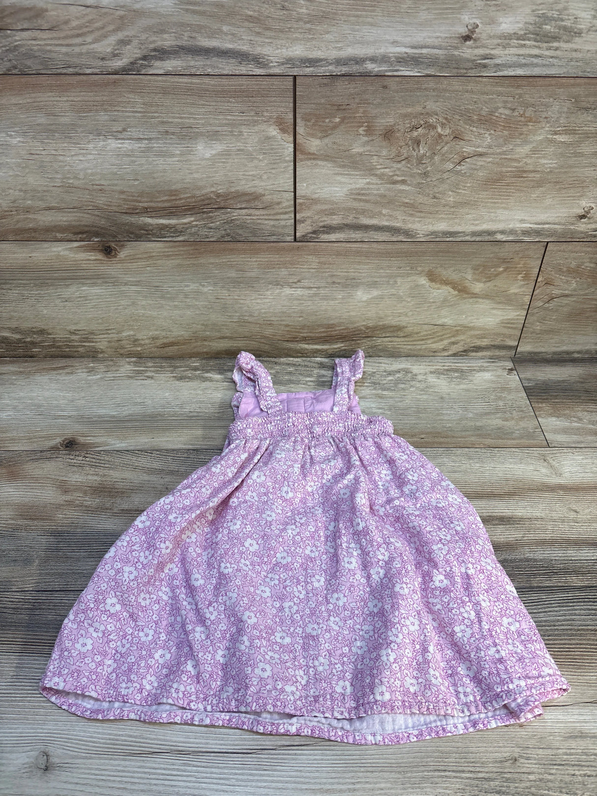 Cat & Jack Floral Bow Dress Pink sz 3T
