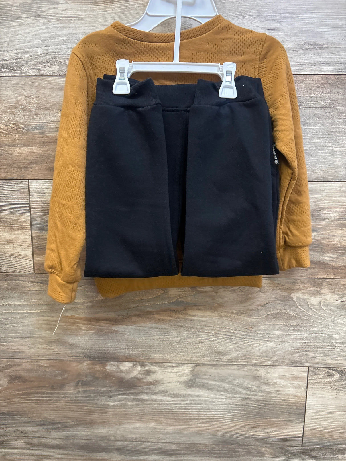 NEW Timberland 2pc Pullover Sweatshirt & Joggers Set Brown sz 5T