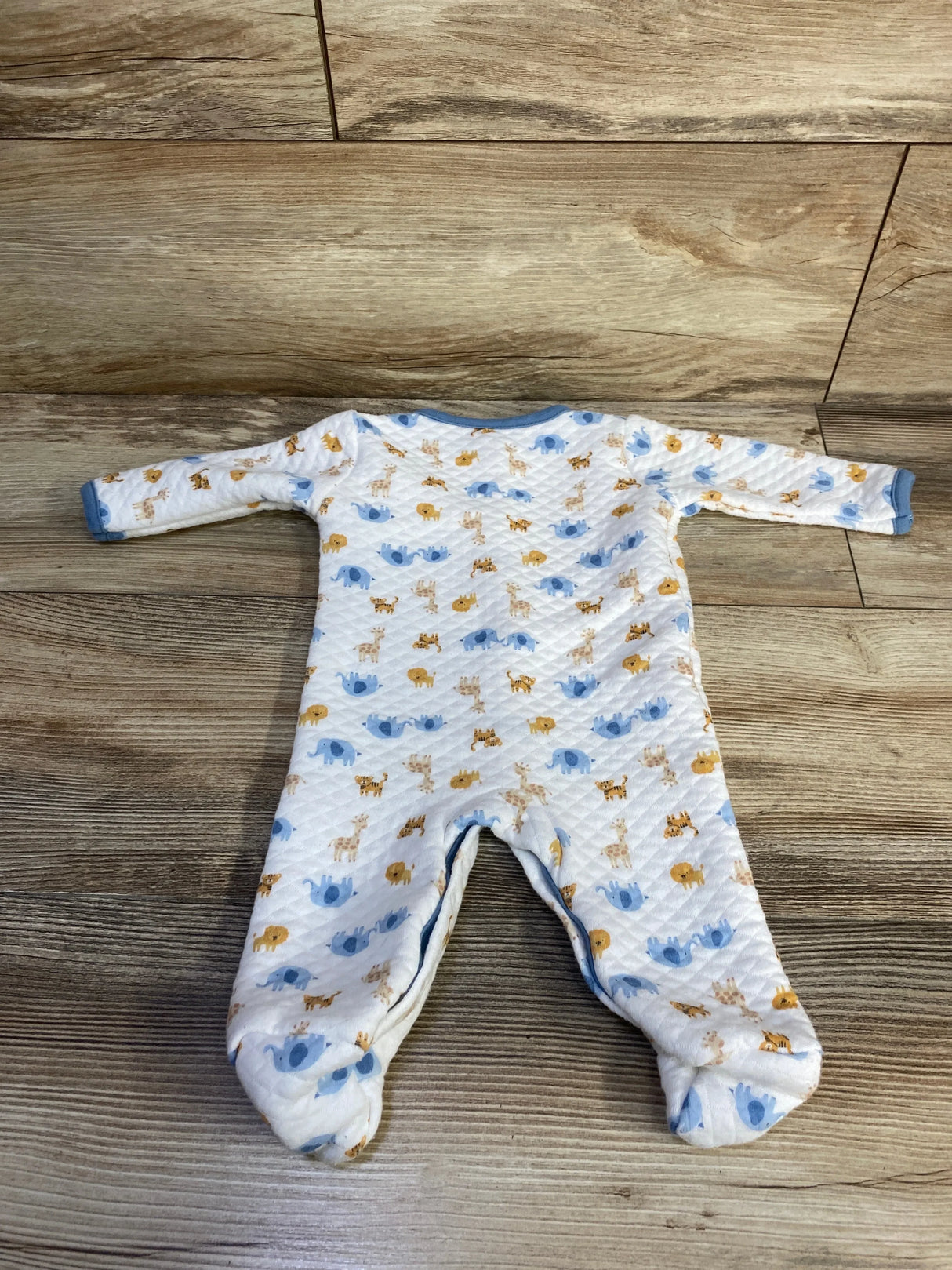 Baby Gear Quilted Animal Sleeper White sz 0-3m