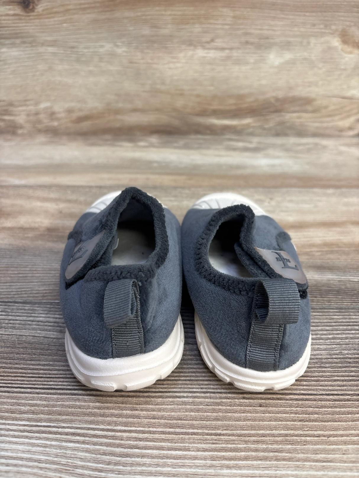 Velour Slip On Sneakers Grey sz 9c - Me n Mommy To Be