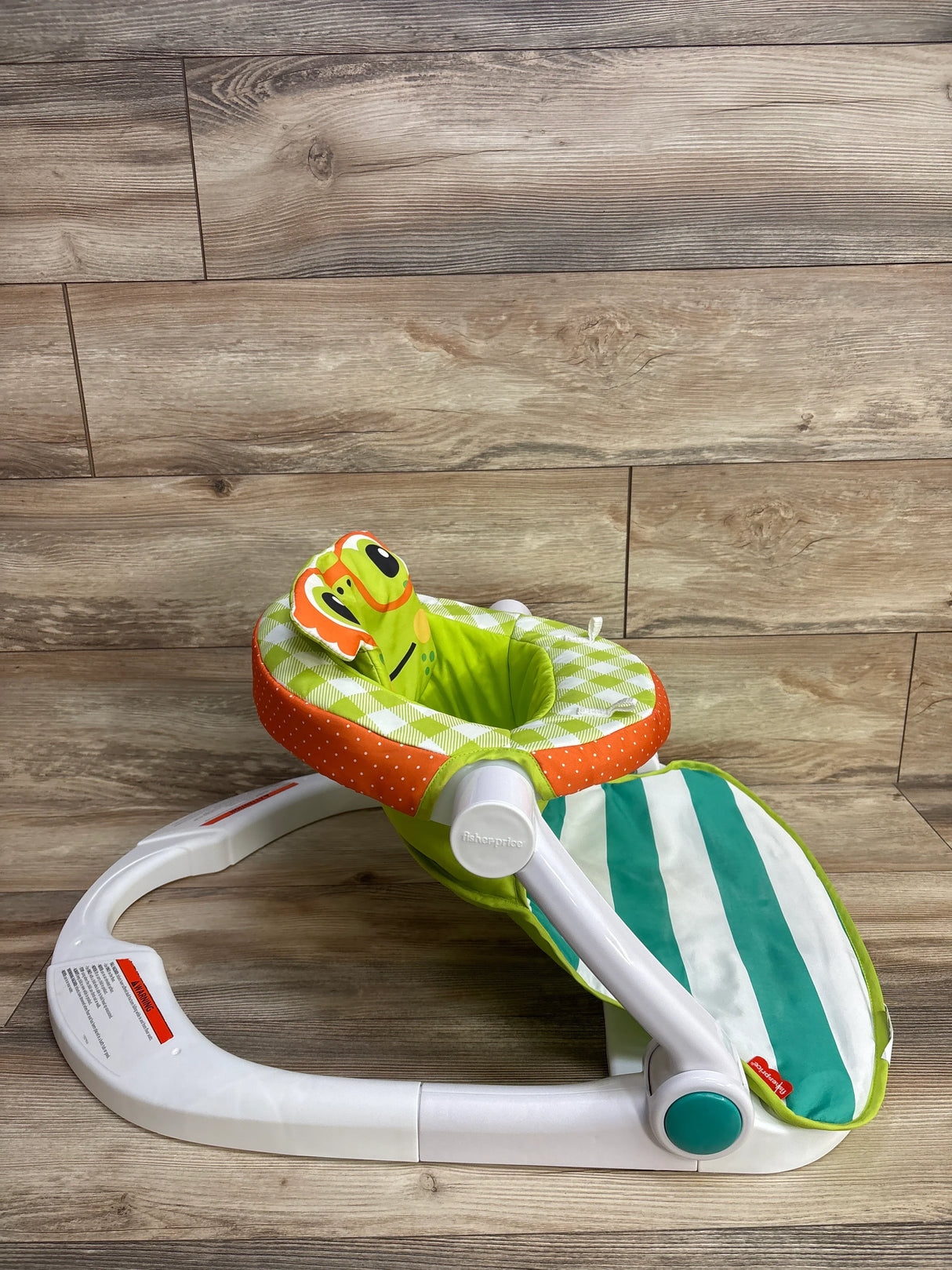 Fisher Price Sit-Me-Up Floor Seat Citrus Frog