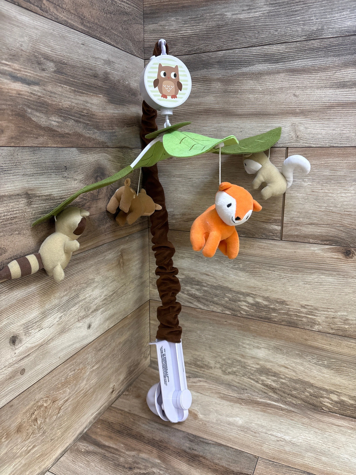Lambs & Ivy Woodland Tales Forest Animal Musical Baby Crib Mobile