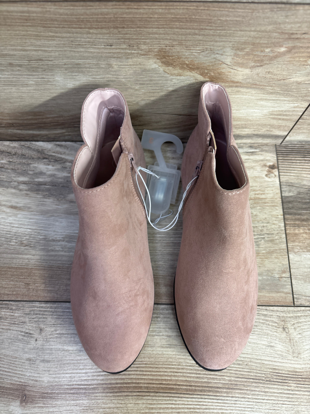 NEW Cat & Jack Girls' Opal Zipper Booties Pink sz 3Y