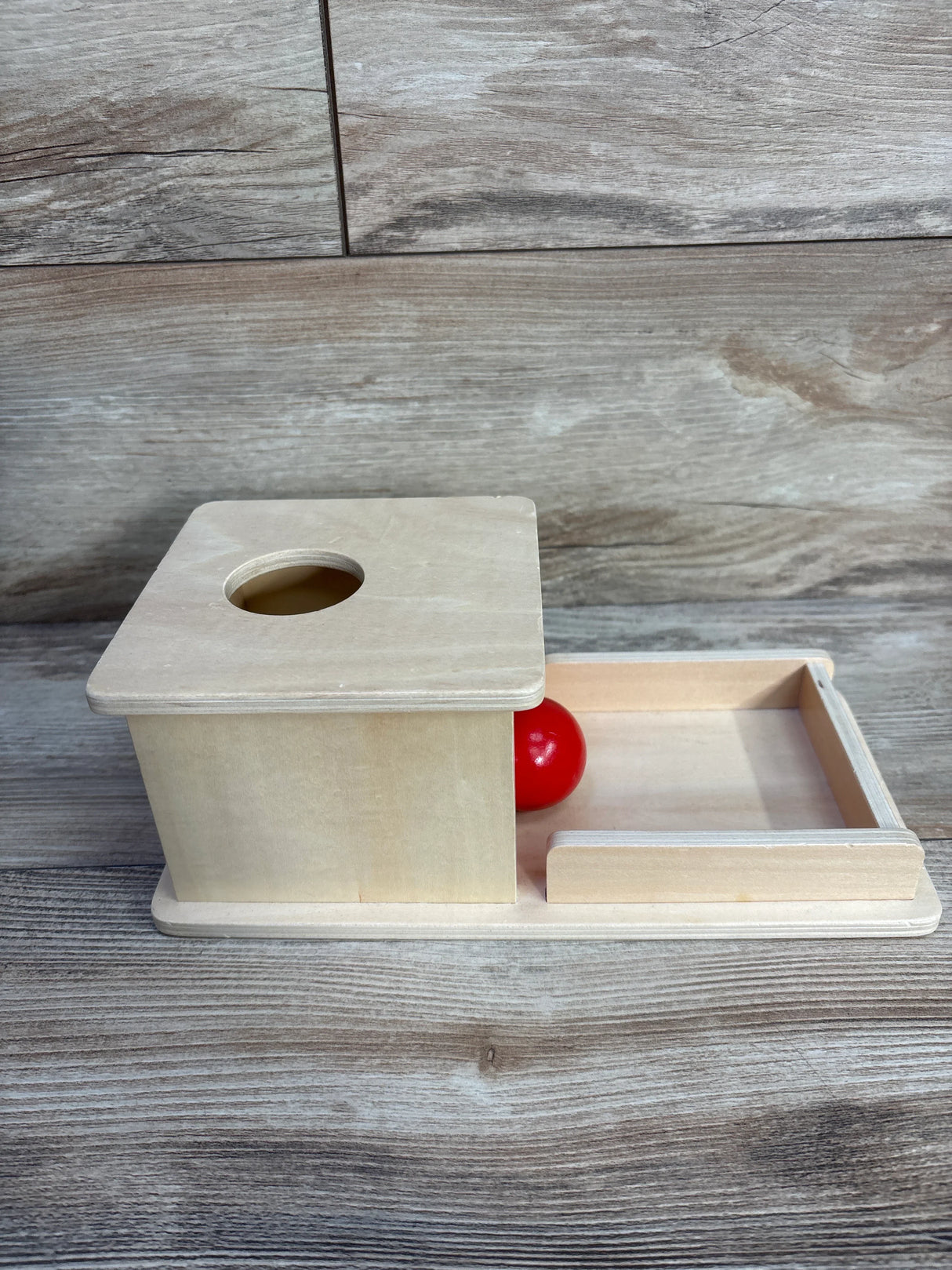 Dualoai Wooden Ball Drop Box