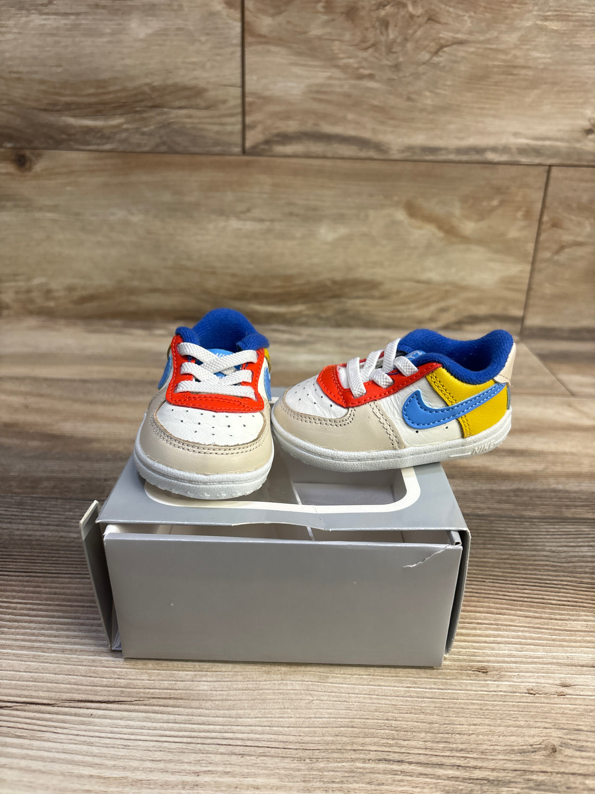 Nike Force 1 CB 'Sail Game Royal' Sneakers sz 2c