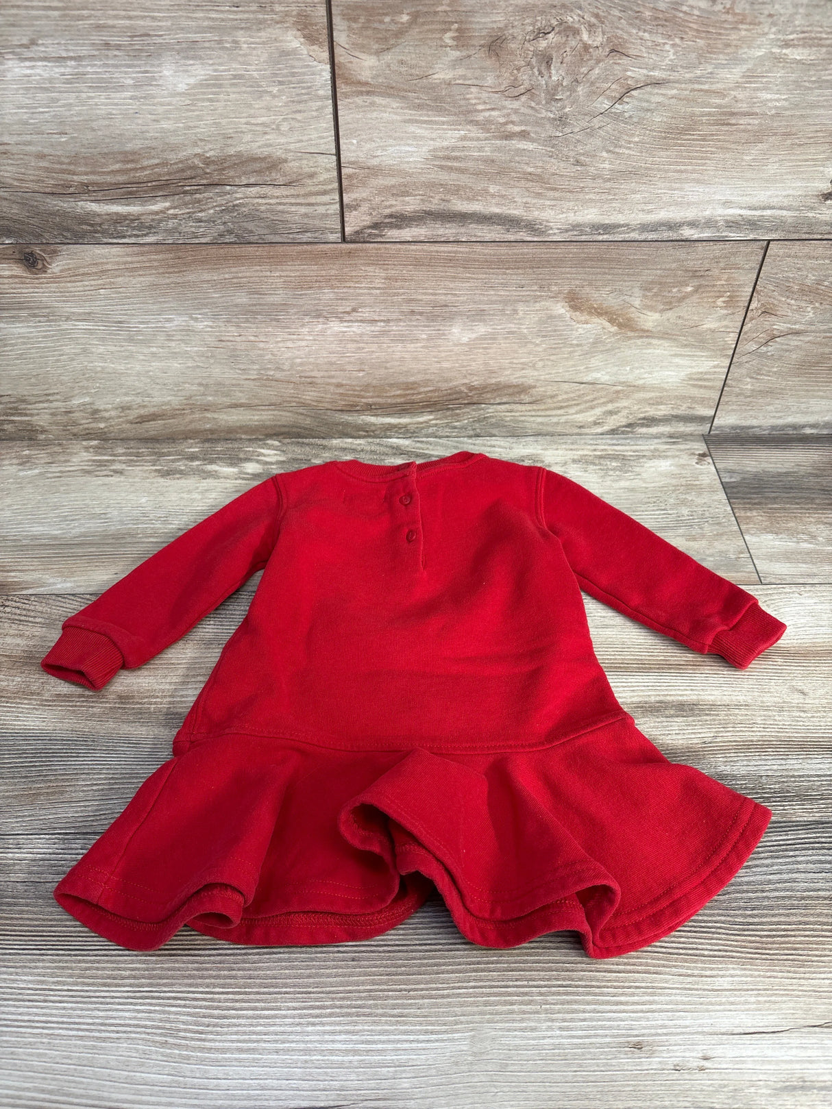 Polo Ralph Lauren Polo Bear Fleece Sweater Dress Red sz 9m