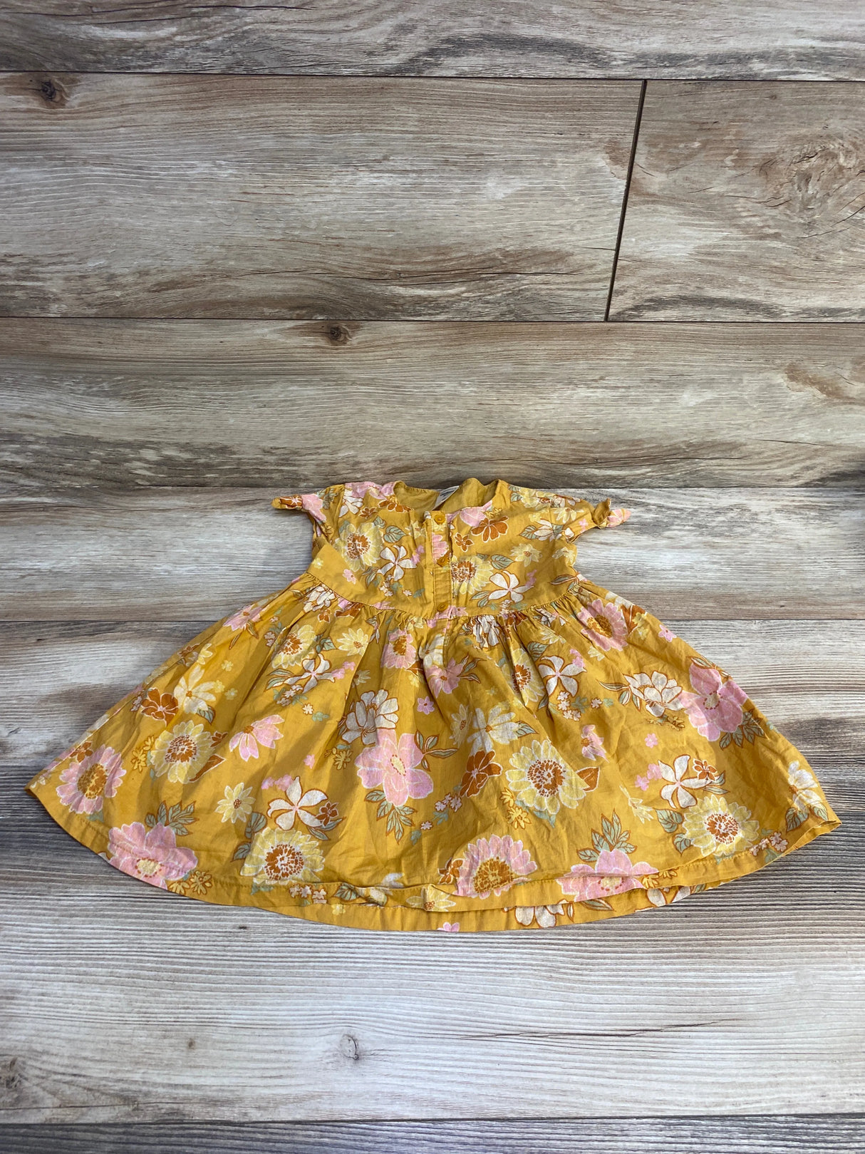 Oshkosh Floral Dress Yellow sz 2T - Me n Mommy To Be