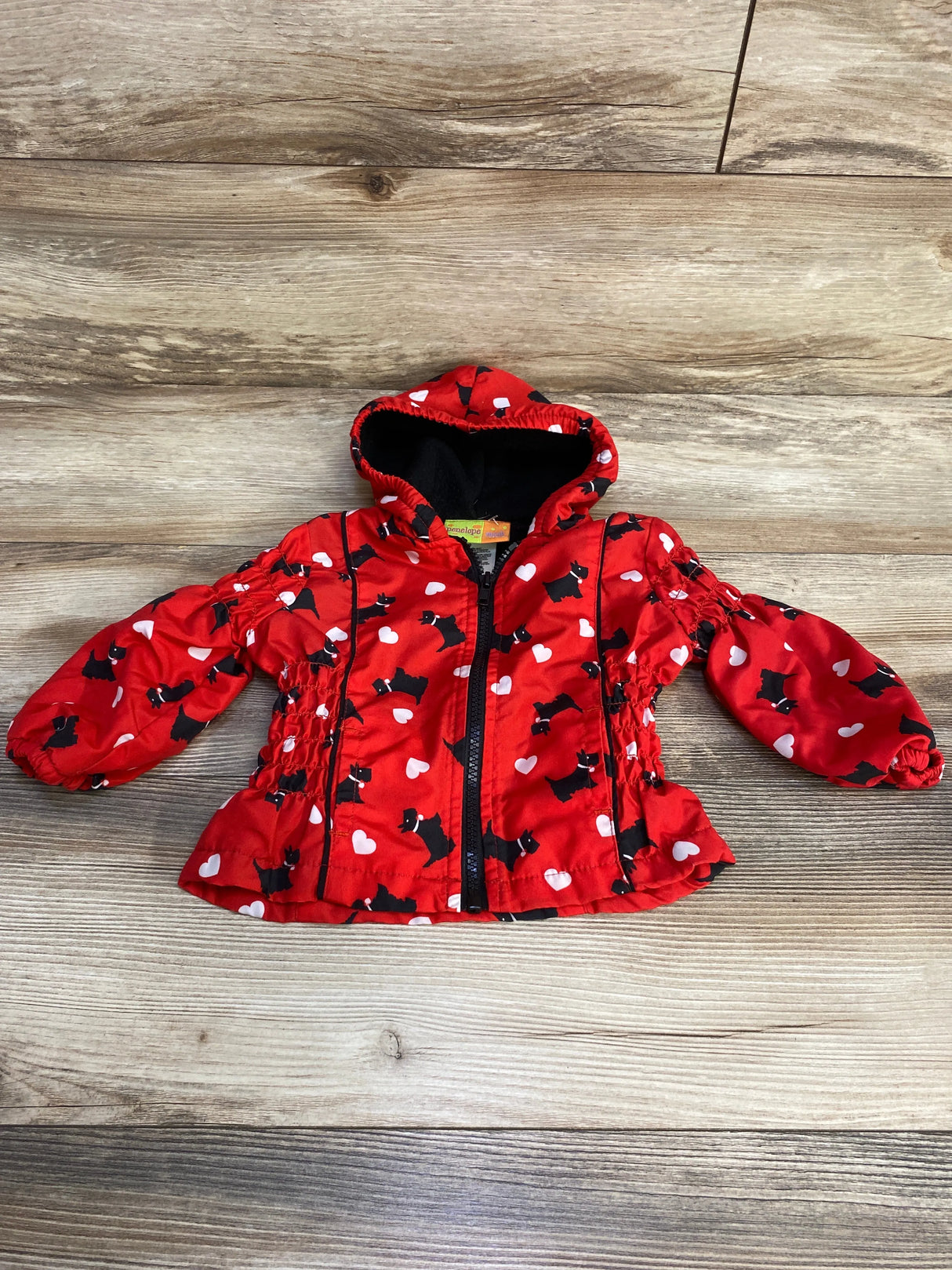 Penelope Mack Scottie Dog Lined Jacket Red sz 12m - Me n Mommy To Be