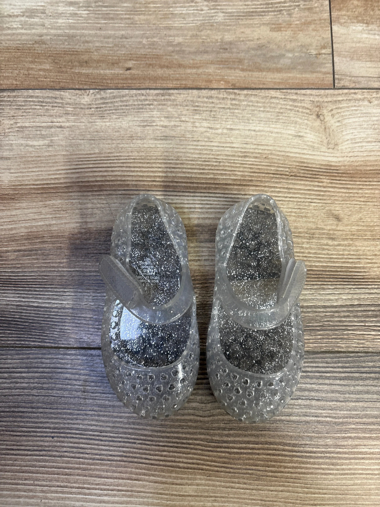 Old Navy Fruity Scented Jelly Mary-Jane Flats Clear sz 5c