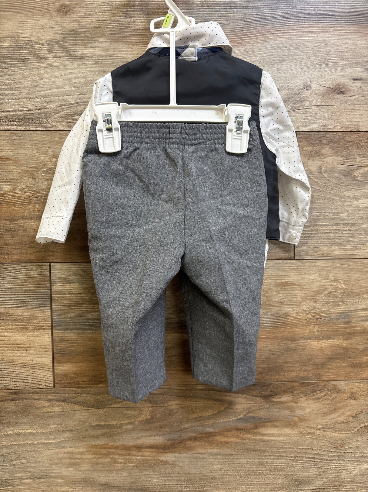 Nautica 4pc Suit Set White sz 3/6m