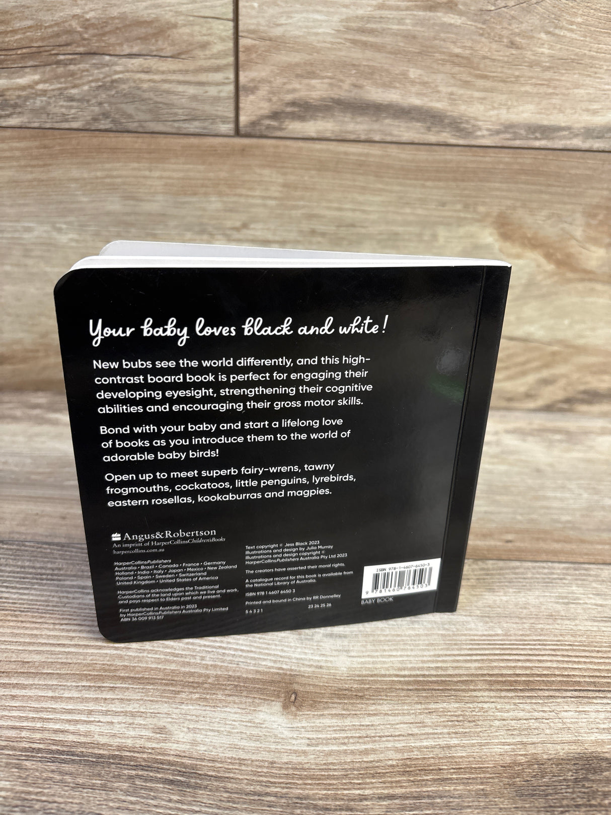 Aussie Bird Babies High Contrast Board Book