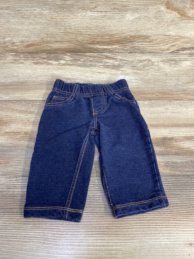 Carter's Pull On Pants Blue sz 6m - Me n Mommy To Be